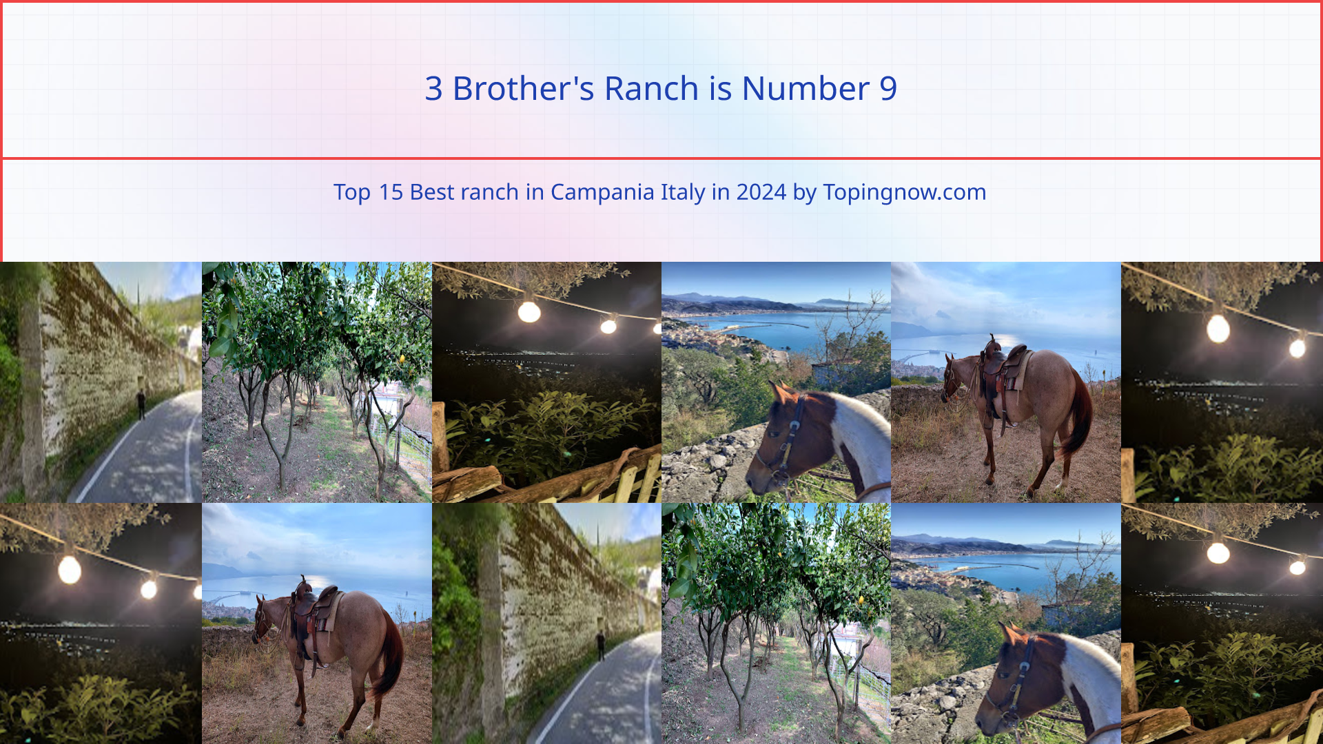 3 Brother's Ranch: Top 15 Best ranch in Campania Italy in 2024