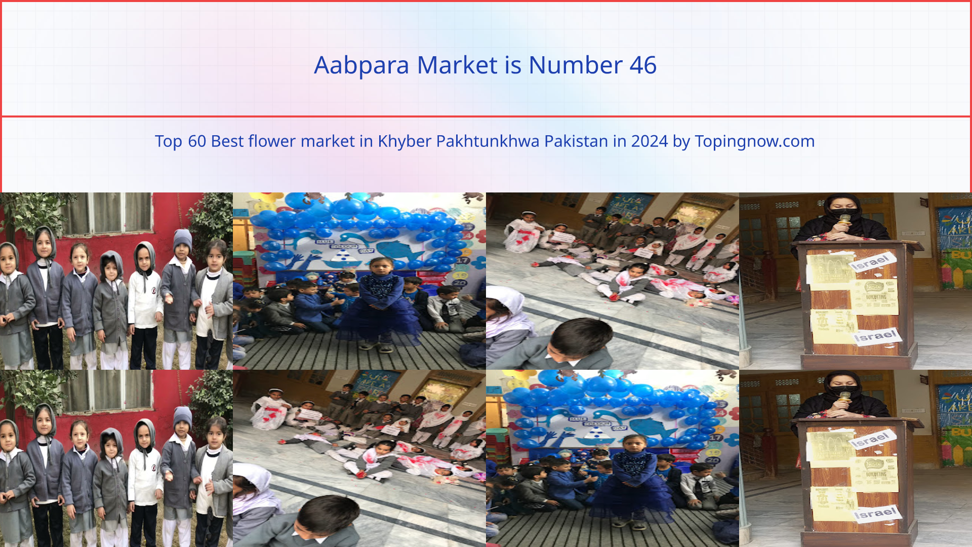 Aabpara Market: Top 60 Best flower market in Khyber Pakhtunkhwa Pakistan in 2024