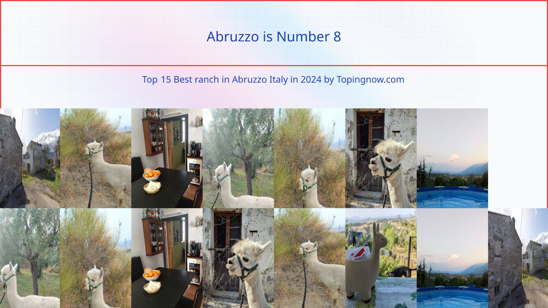 Abruzzo: Top 15 Best ranch in Abruzzo Italy in 2024