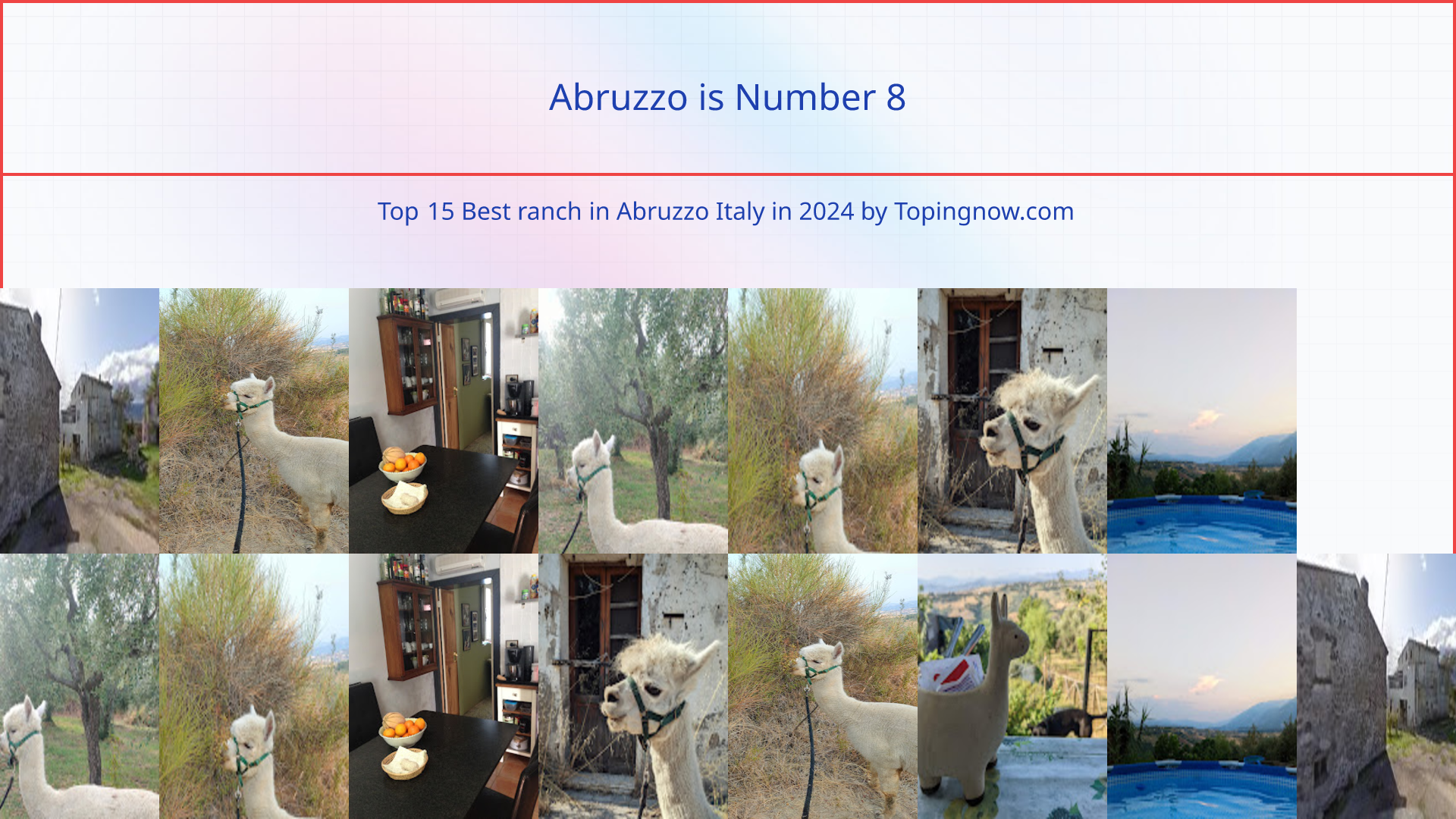 Abruzzo: Top 15 Best ranch in Abruzzo Italy in 2025