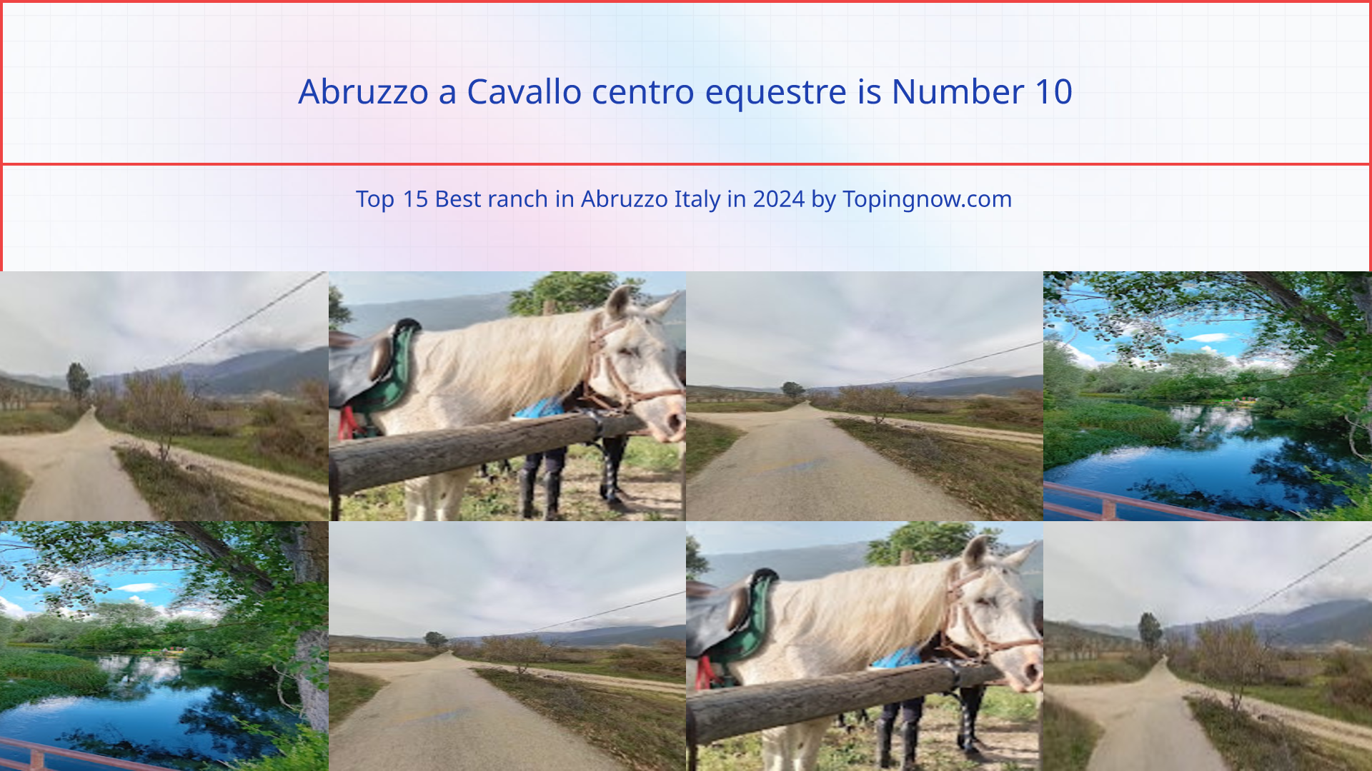 Abruzzo a Cavallo centro equestre: Top 15 Best ranch in Abruzzo Italy in 2024