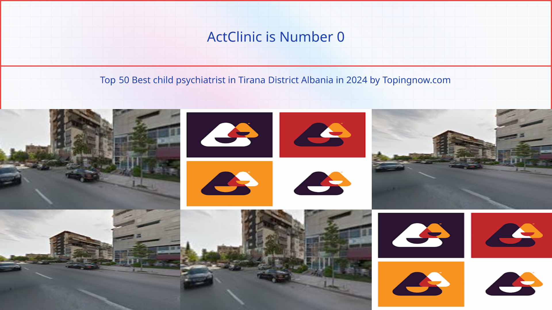 ActClinic: Top 50 Best child psychiatrist in Tirana District Albania in 2024