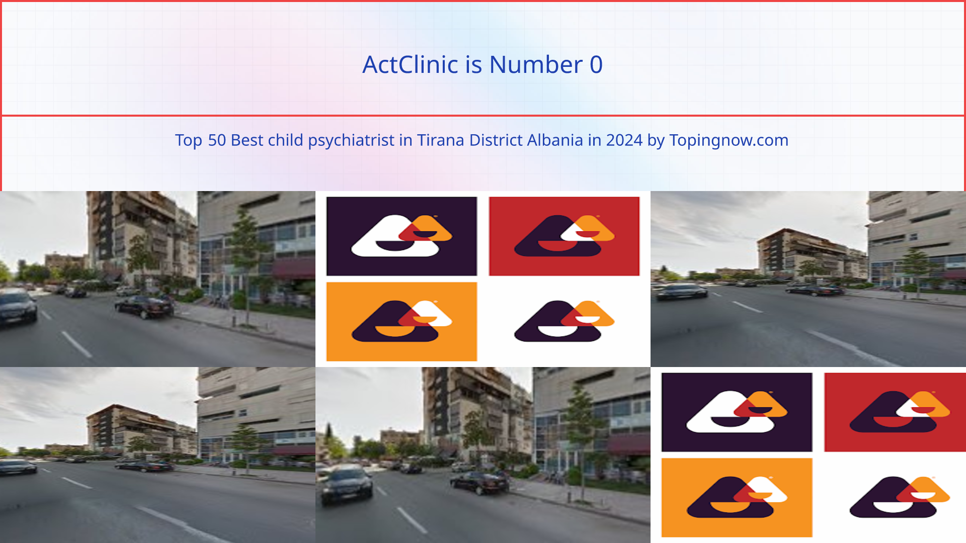 ActClinic: Top 50 Best child psychiatrist in Tirana District Albania in 2025