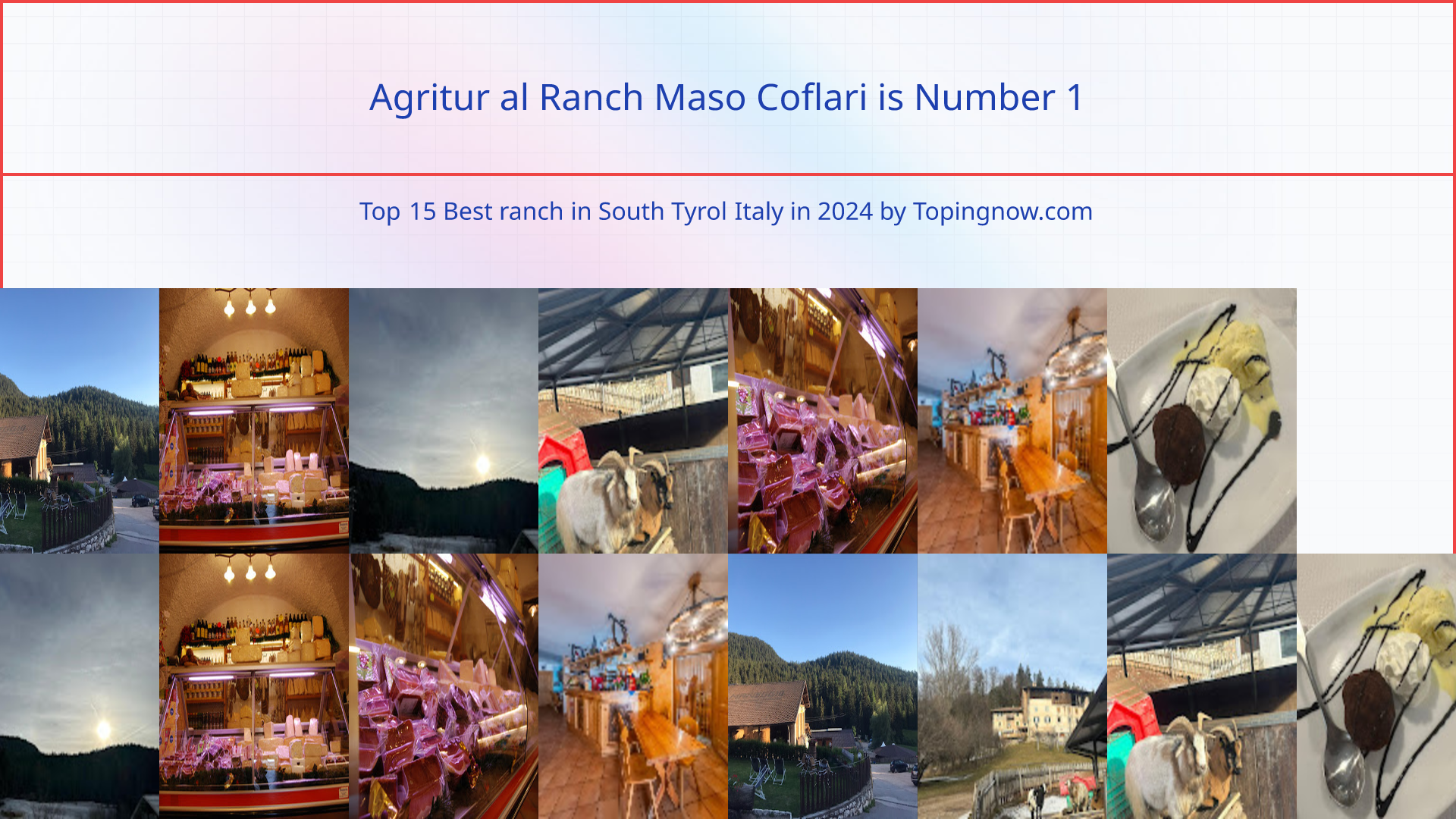 Agritur al Ranch Maso Coflari: Top 15 Best ranch in South Tyrol Italy in 2025