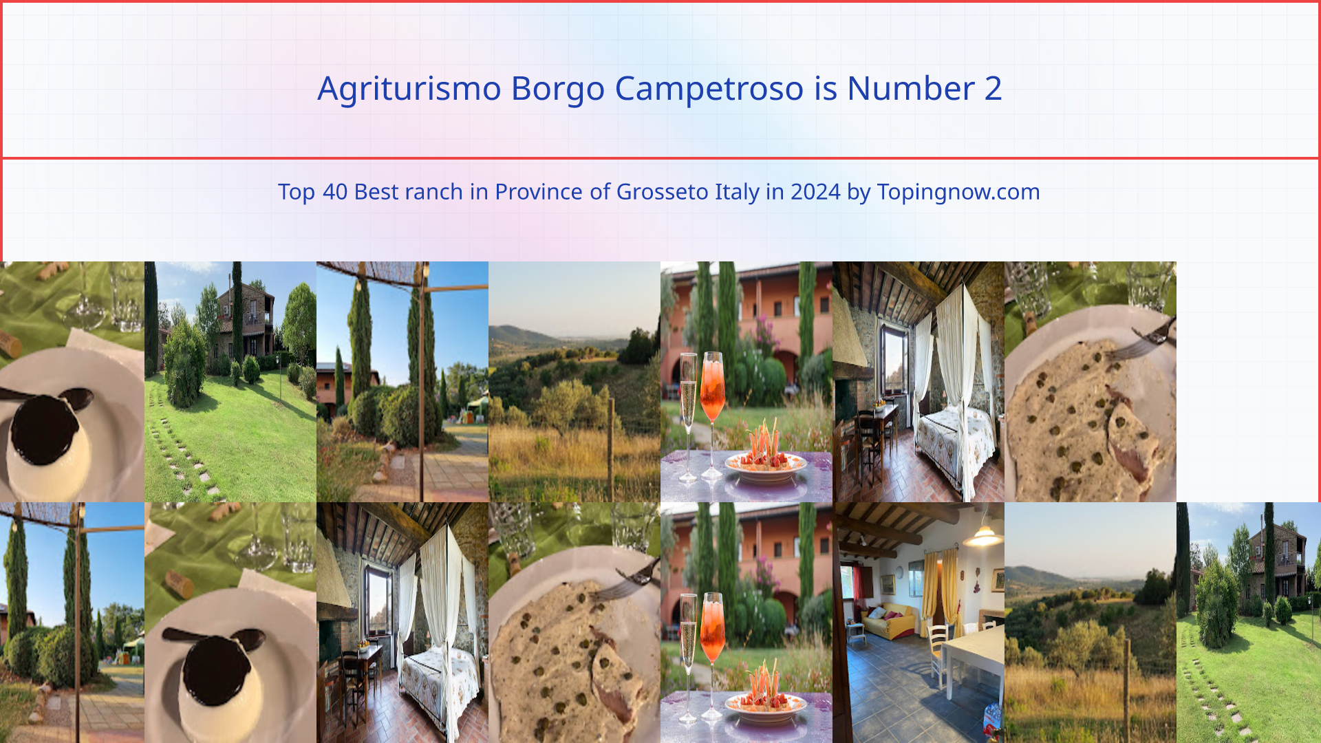 Agriturismo Borgo Campetroso: Top 40 Best ranch in Province of Grosseto Italy in 2024