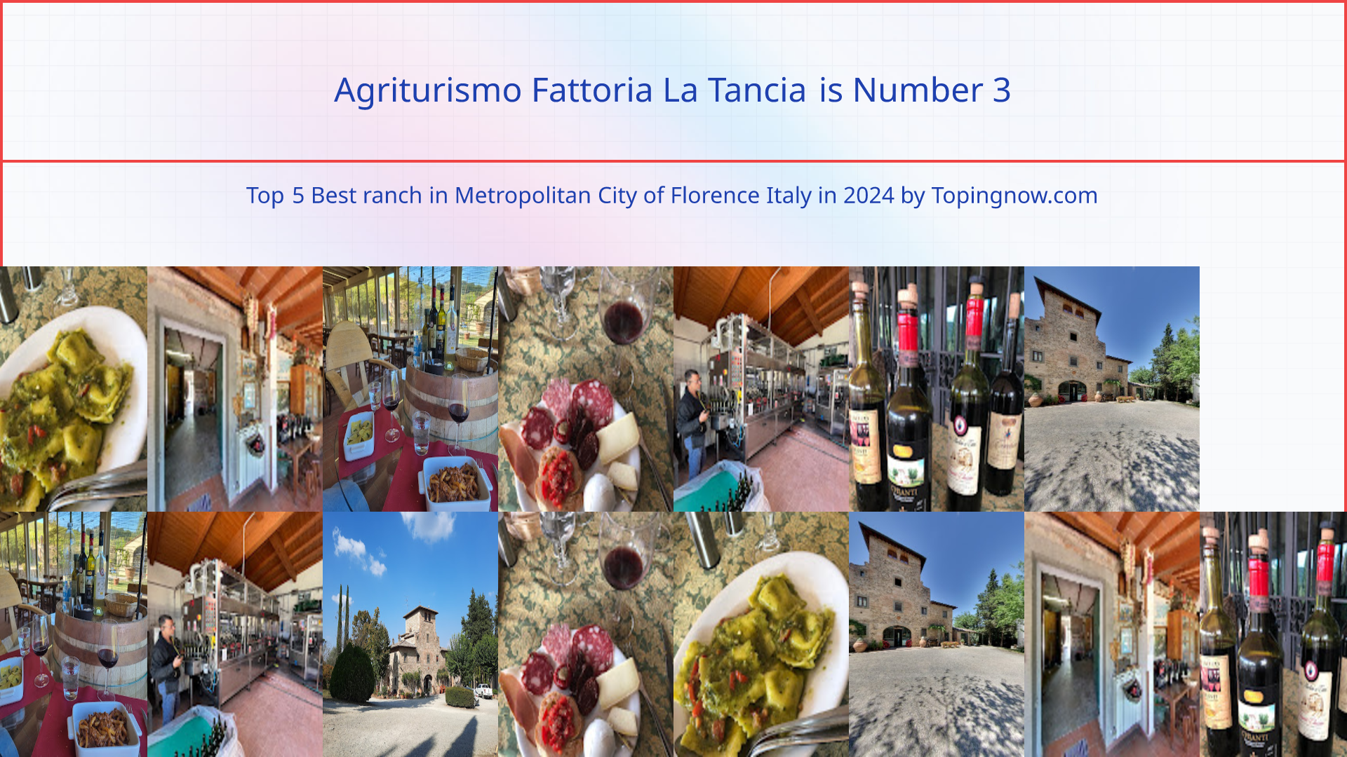 Agriturismo Fattoria La Tancia: Top 5 Best ranch in Metropolitan City of Florence Italy in 2024