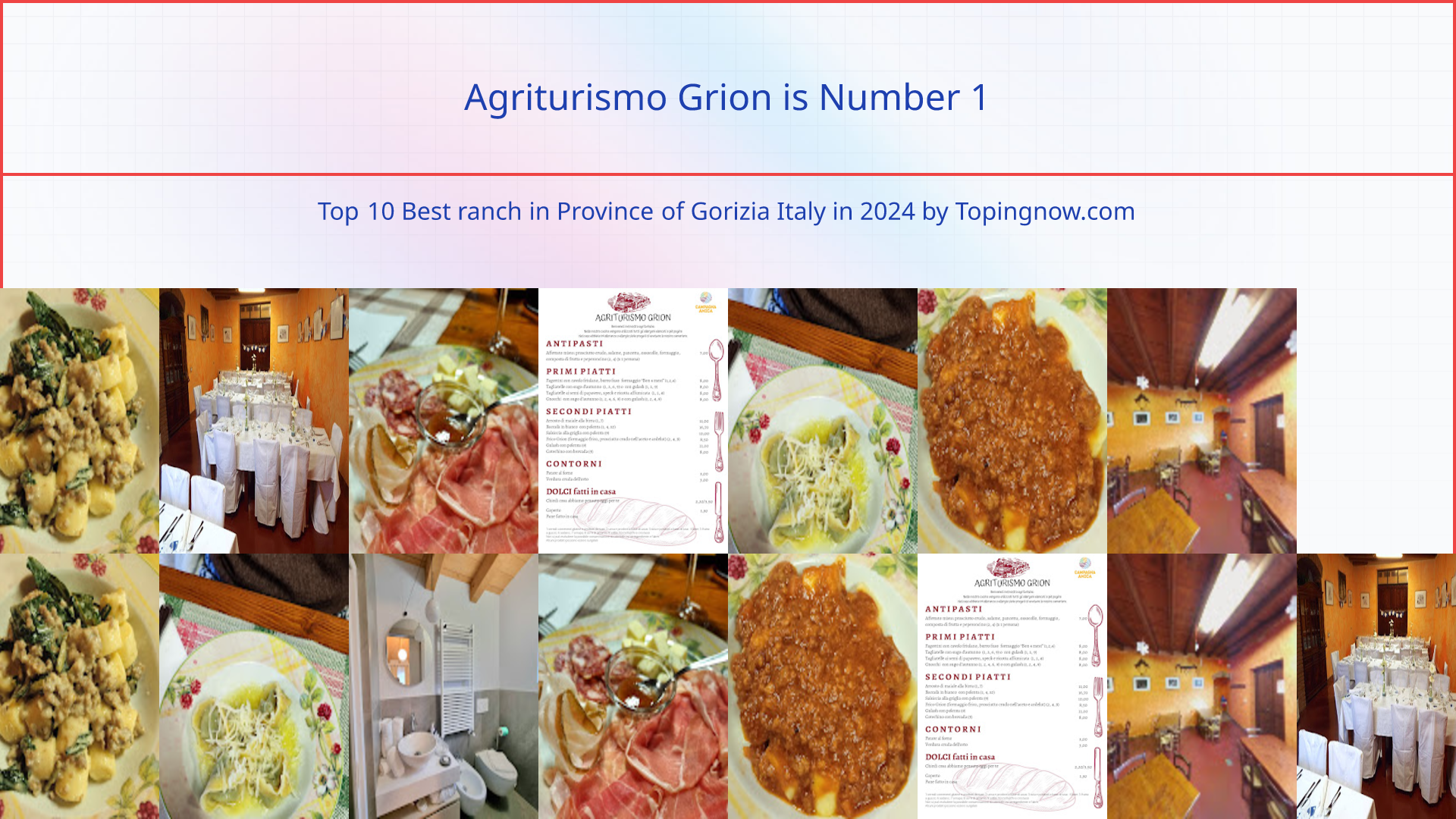 Agriturismo Grion: Top 10 Best ranch in Province of Gorizia Italy in 2024