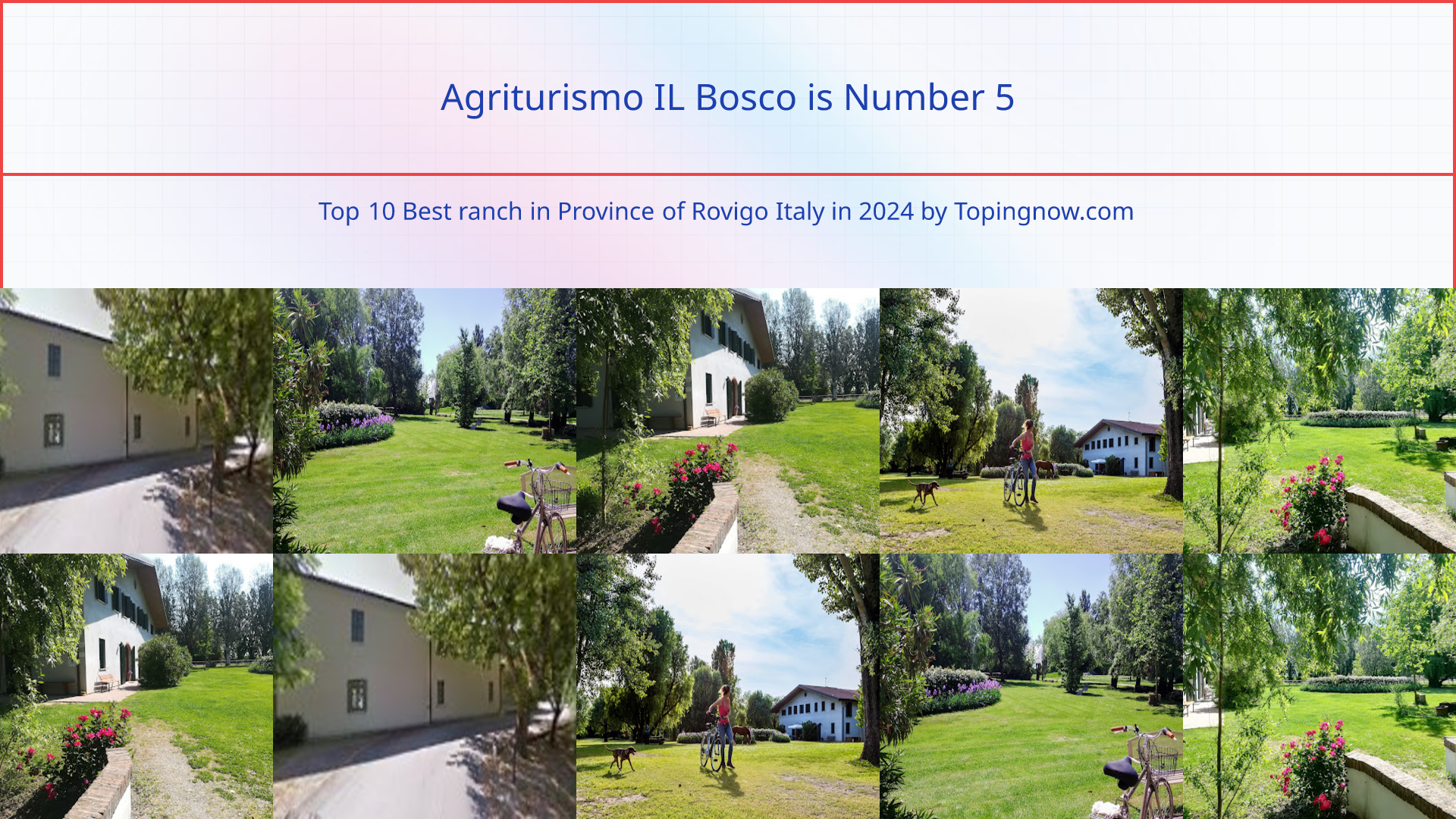 Agriturismo IL Bosco: Top 10 Best ranch in Province of Rovigo Italy in 2024
