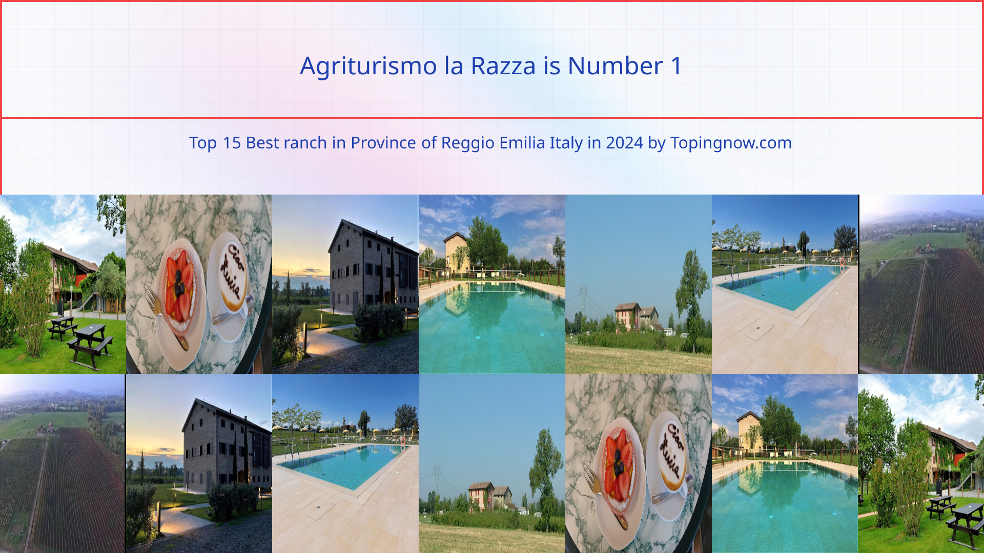 Agriturismo la Razza: Top 15 Best ranch in Province of Reggio Emilia Italy in 2025