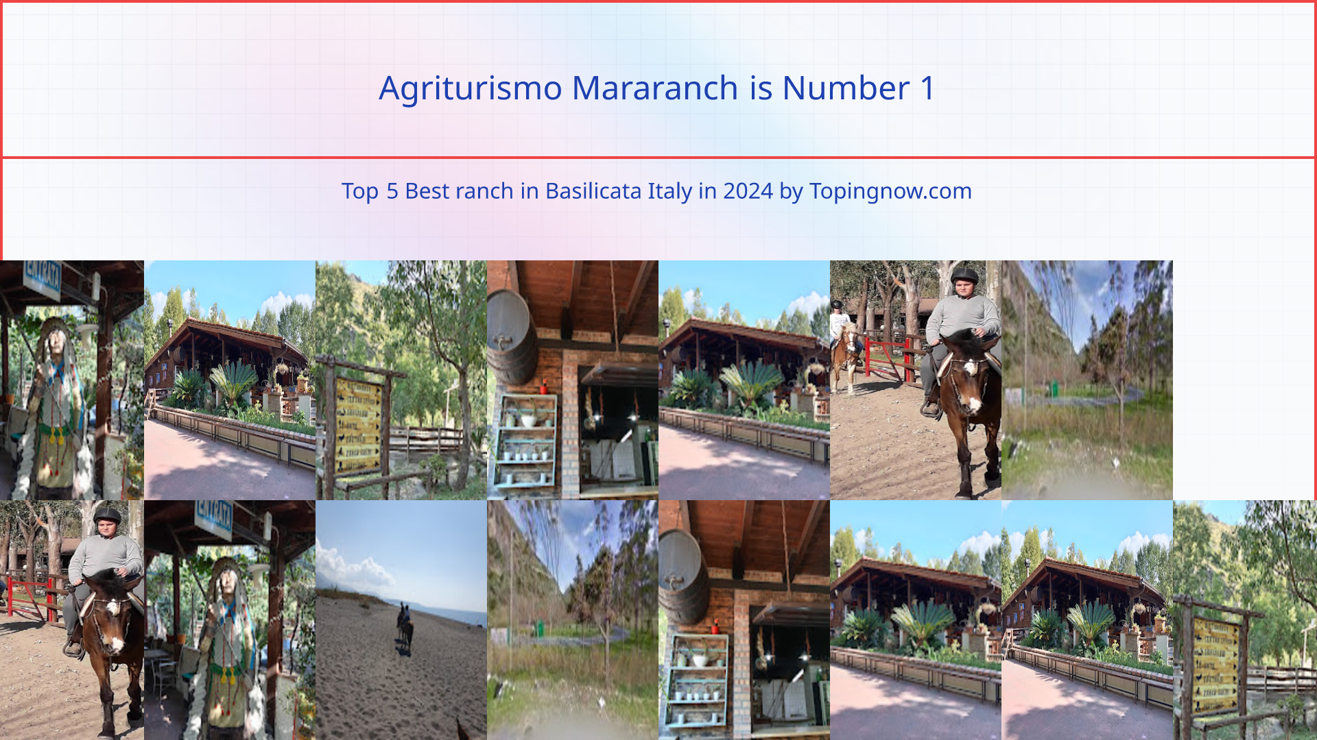 Agriturismo Mararanch: Top 5 Best ranch in Basilicata Italy in 2024