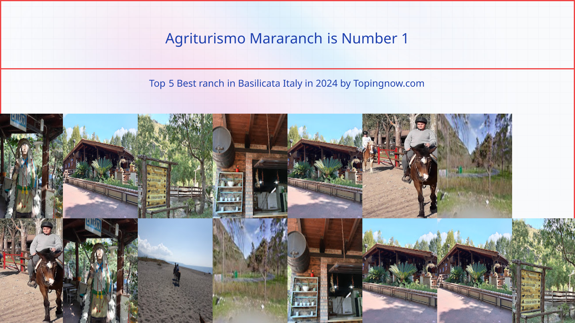 Agriturismo Mararanch: Top 5 Best ranch in Basilicata Italy in 2025