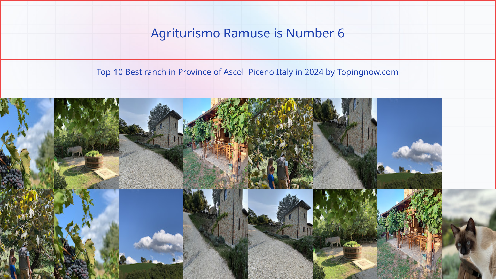 Agriturismo Ramuse: Top 10 Best ranch in Province of Ascoli Piceno Italy in 2025