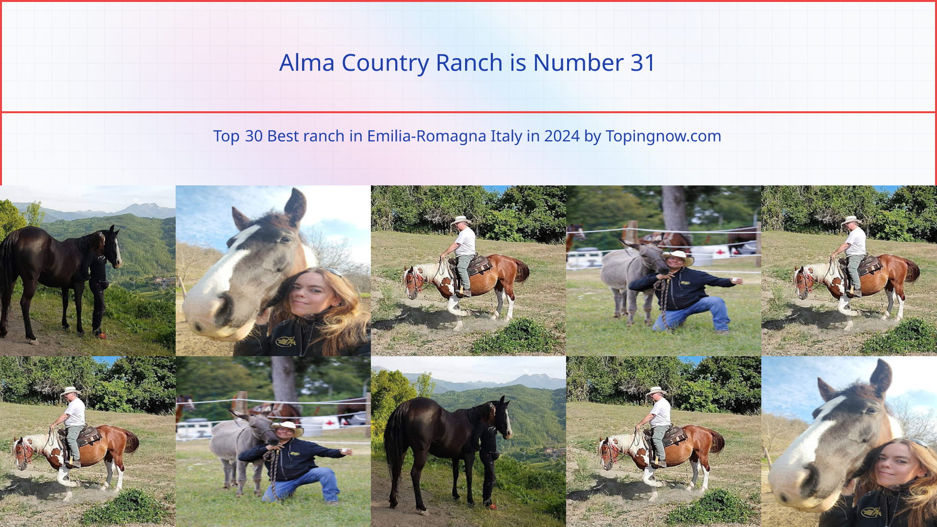 Alma Country Ranch: Top 30 Best ranch in Emilia-Romagna Italy in 2024
