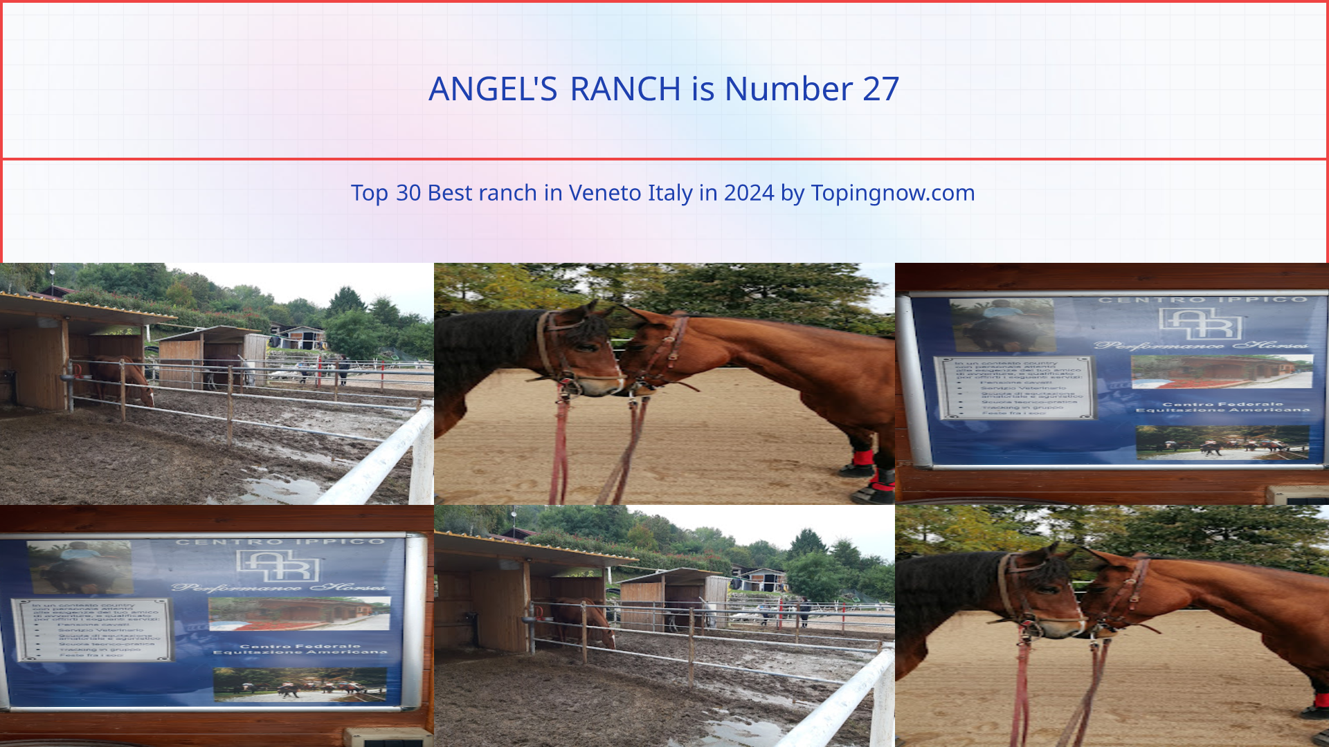 ANGEL'S RANCH: Top 30 Best ranch in Veneto Italy in 2024