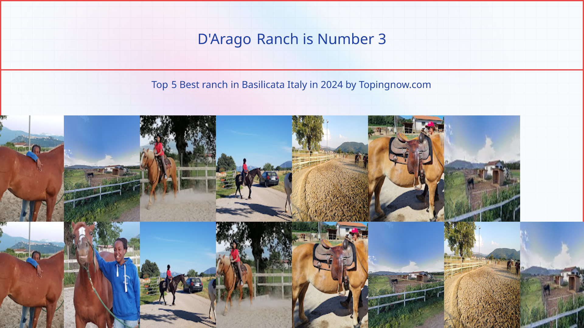D'Arago Ranch: Top 5 Best ranch in Basilicata Italy in 2024