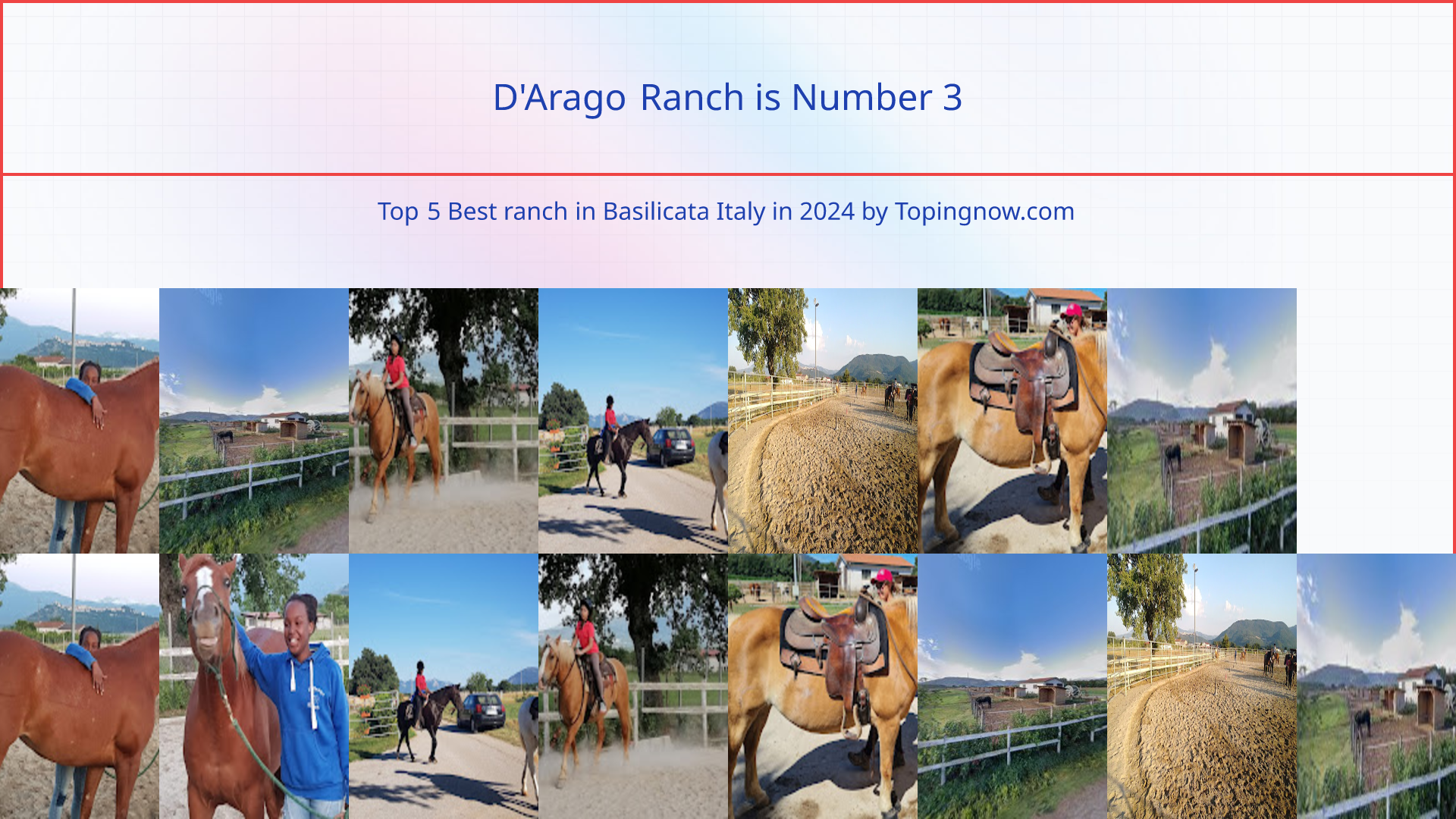 D'Arago Ranch: Top 5 Best ranch in Basilicata Italy in 2025