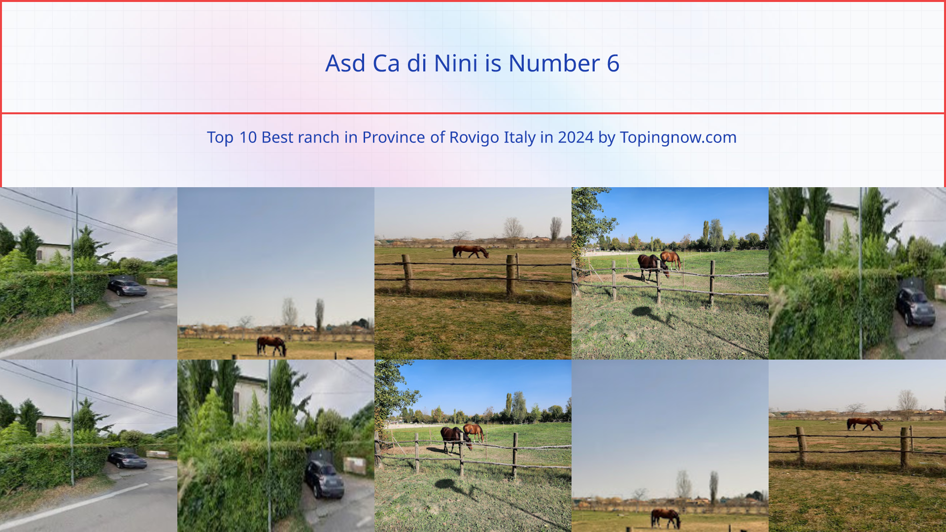 Asd Ca di Nini: Top 10 Best ranch in Province of Rovigo Italy in 2024