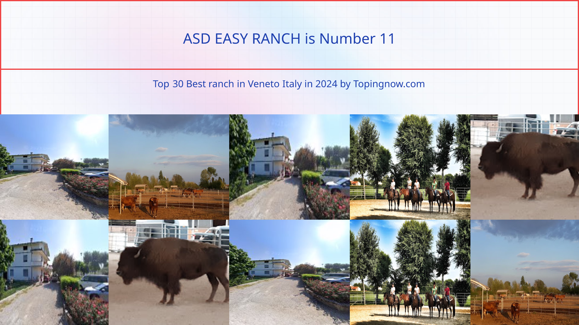 ASD EASY RANCH: Top 30 Best ranch in Veneto Italy in 2024