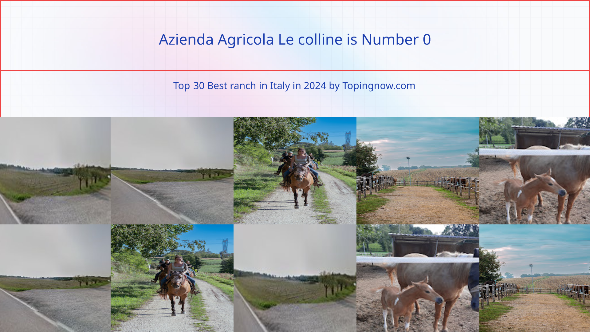 Azienda Agricola Le colline: Top 30 Best ranch in Italy in 2024
