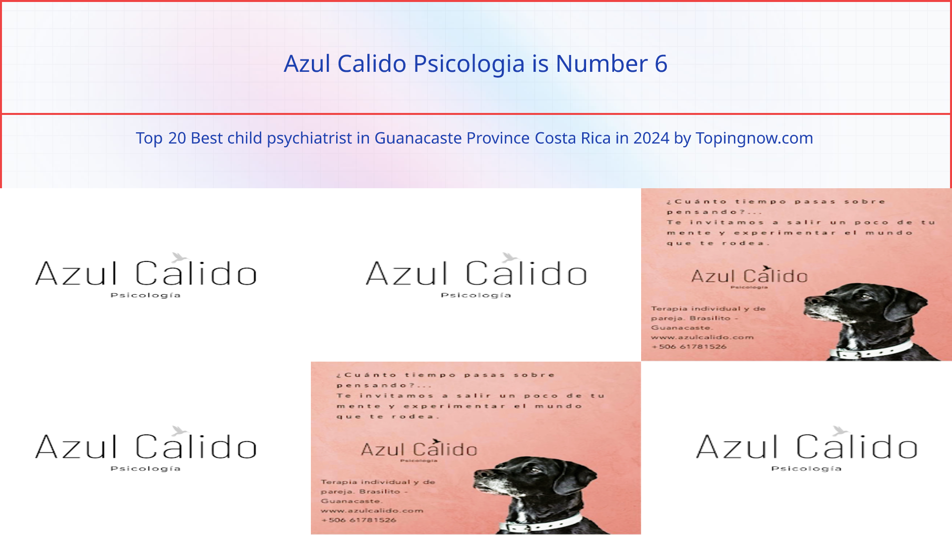 Azul Calido Psicologia: Top 20 Best child psychiatrist in Guanacaste Province Costa Rica in 2024