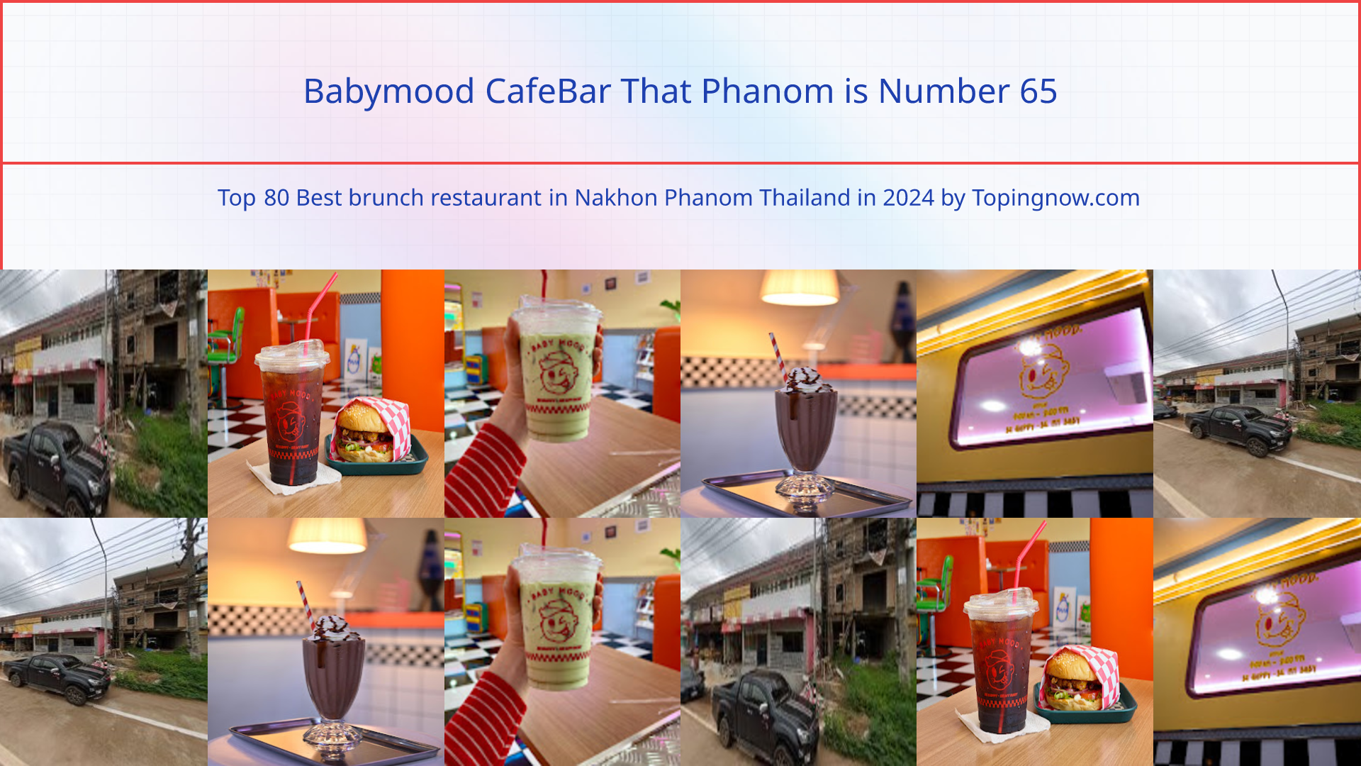 Babymood CafeBar That Phanom: Top 80 Best brunch restaurant in Nakhon Phanom Thailand in 2024