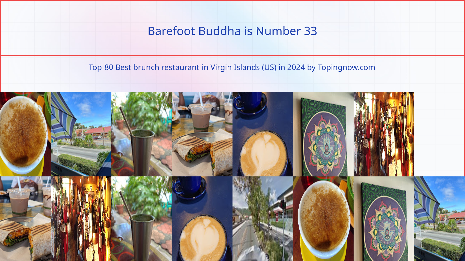 Barefoot Buddha: Top 80 Best brunch restaurant in Virgin Islands (US) in 2024