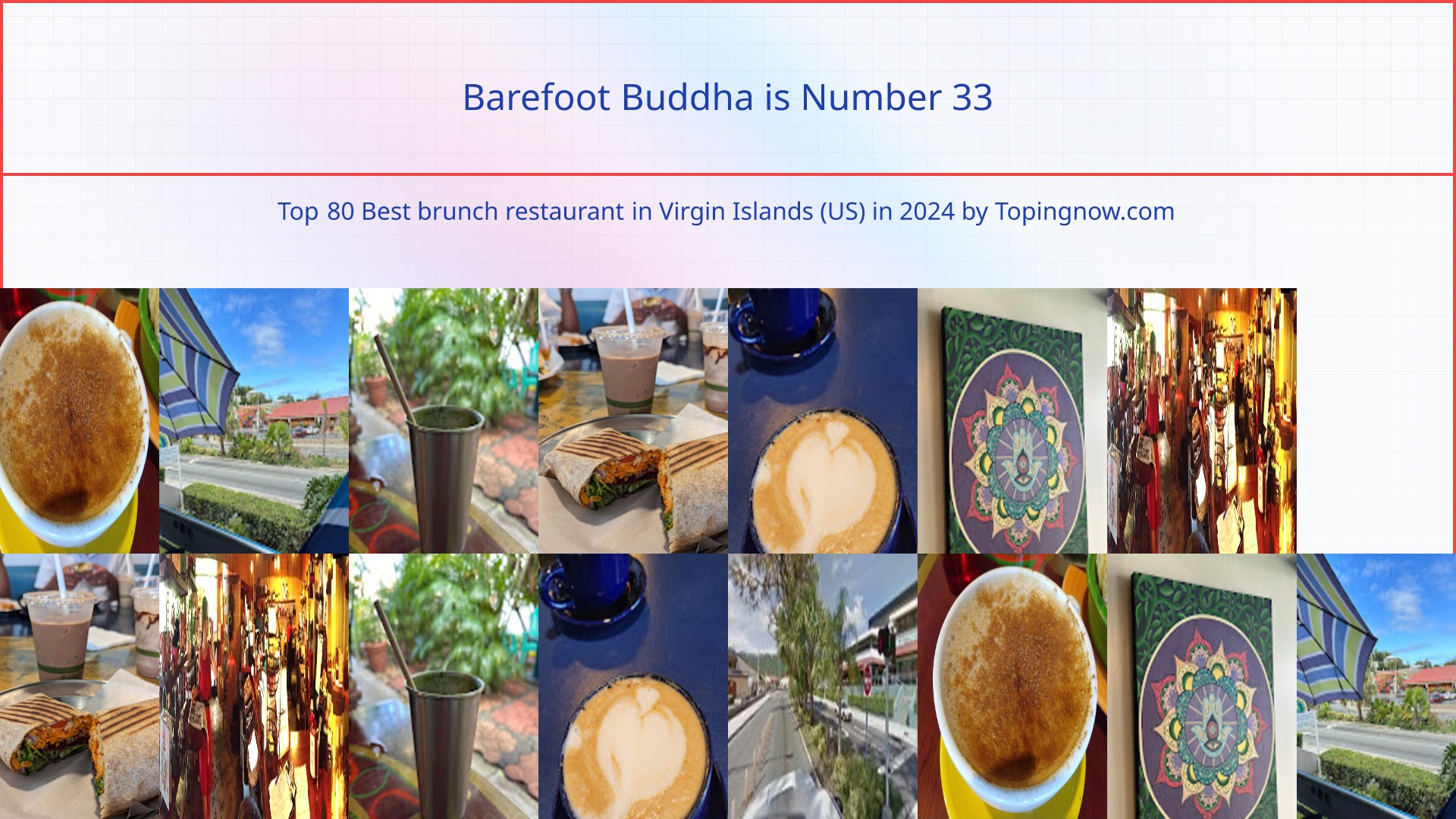 Barefoot Buddha: Top 80 Best brunch restaurant in Virgin Islands (US) in 2025