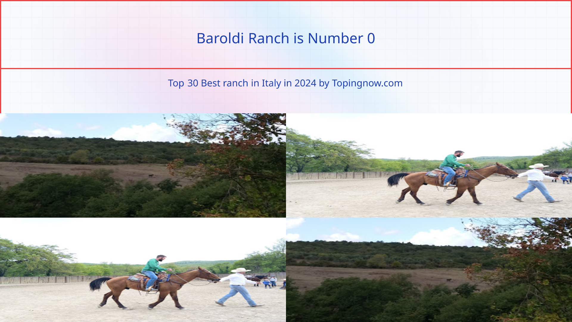 Baroldi Ranch: Top 30 Best ranch in Italy in 2024
