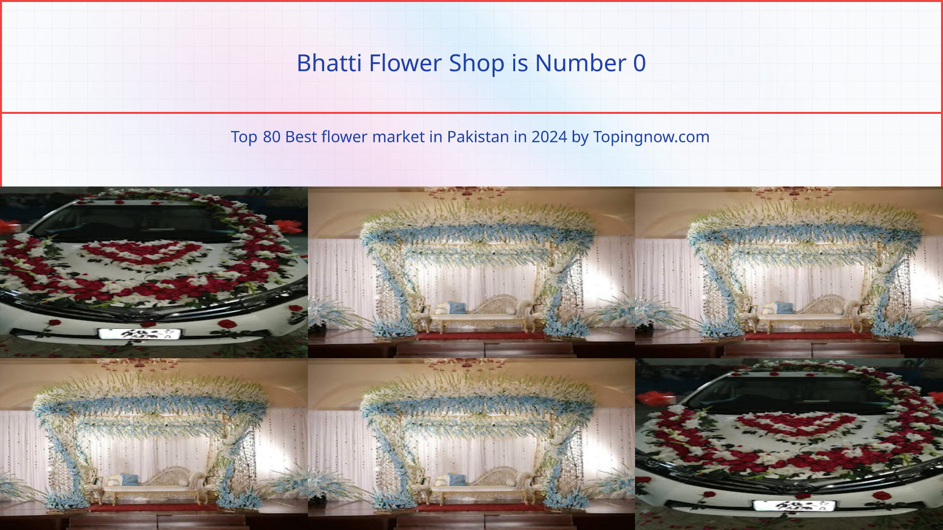 Bhatti Flower Shop: Top 80 Best flower market in Pakistan in 2025