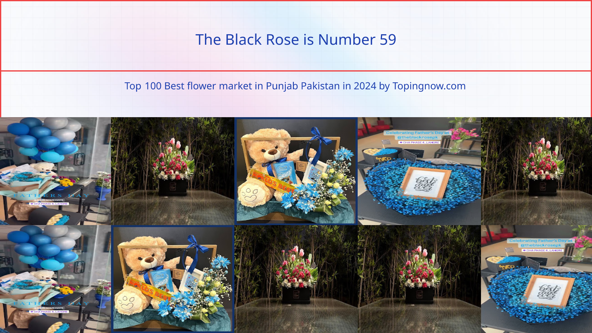 The Black Rose: Top 100 Best flower market in Punjab Pakistan in 2025