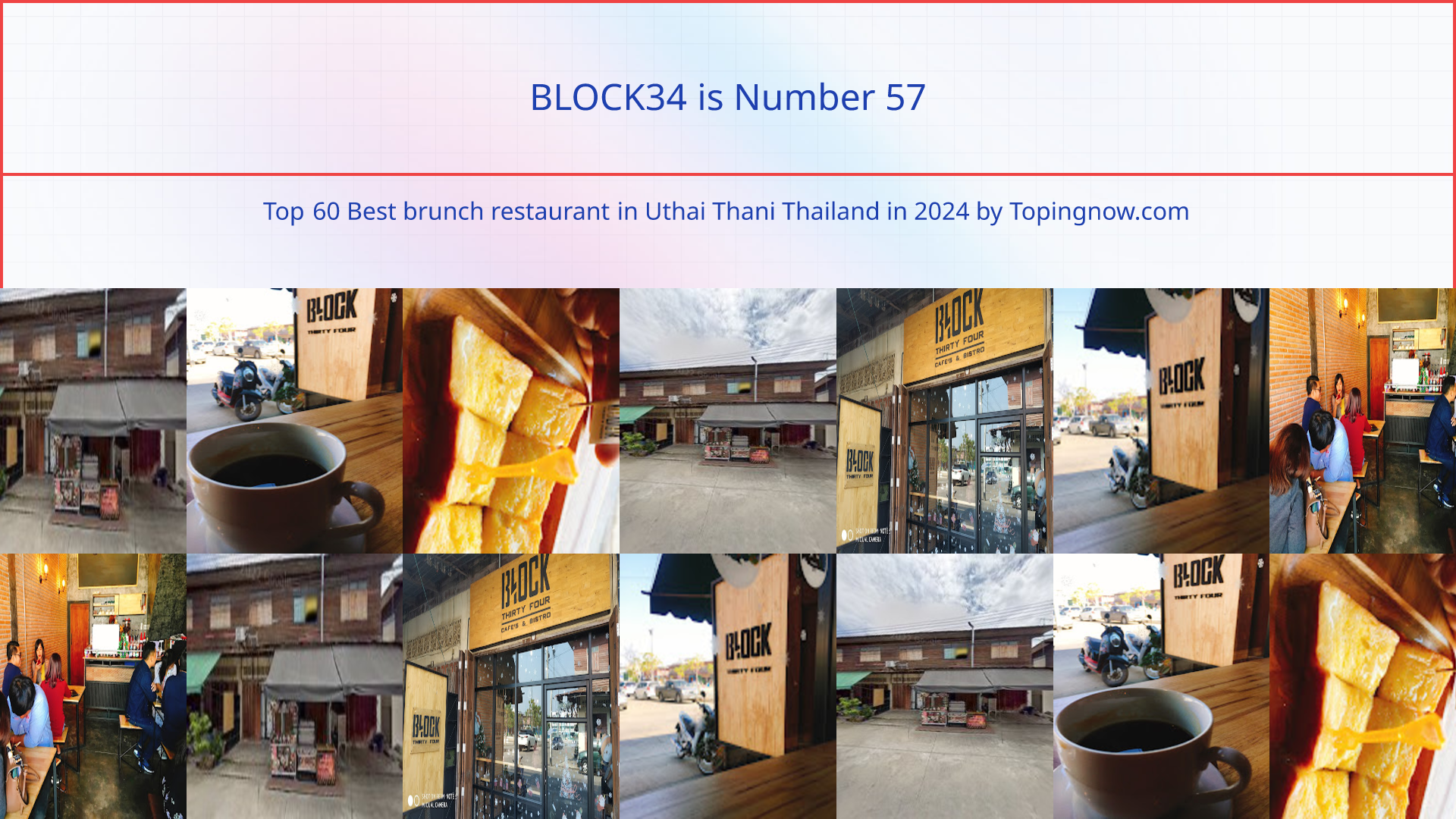 BLOCK34: Top 60 Best brunch restaurant in Uthai Thani Thailand in 2024