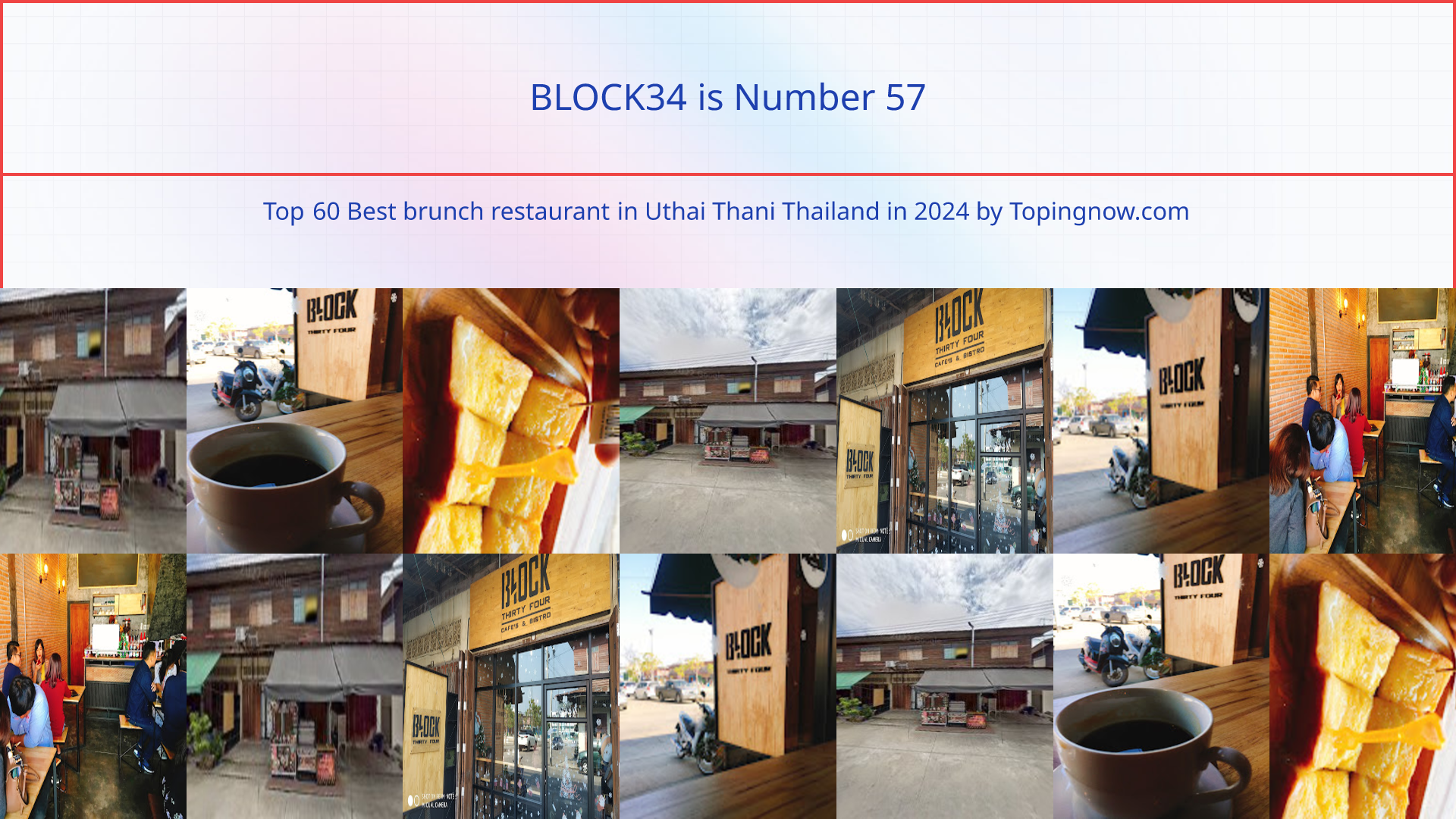 BLOCK34: Top 60 Best brunch restaurant in Uthai Thani Thailand in 2025