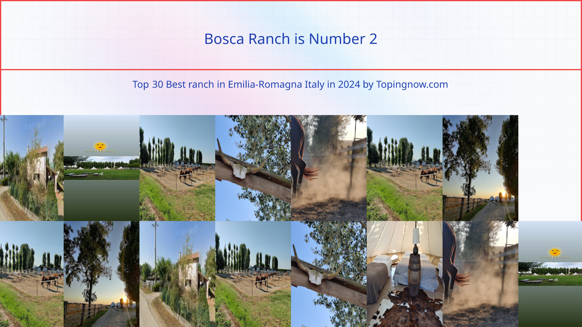 Bosca Ranch: Top 30 Best ranch in Emilia-Romagna Italy in 2024