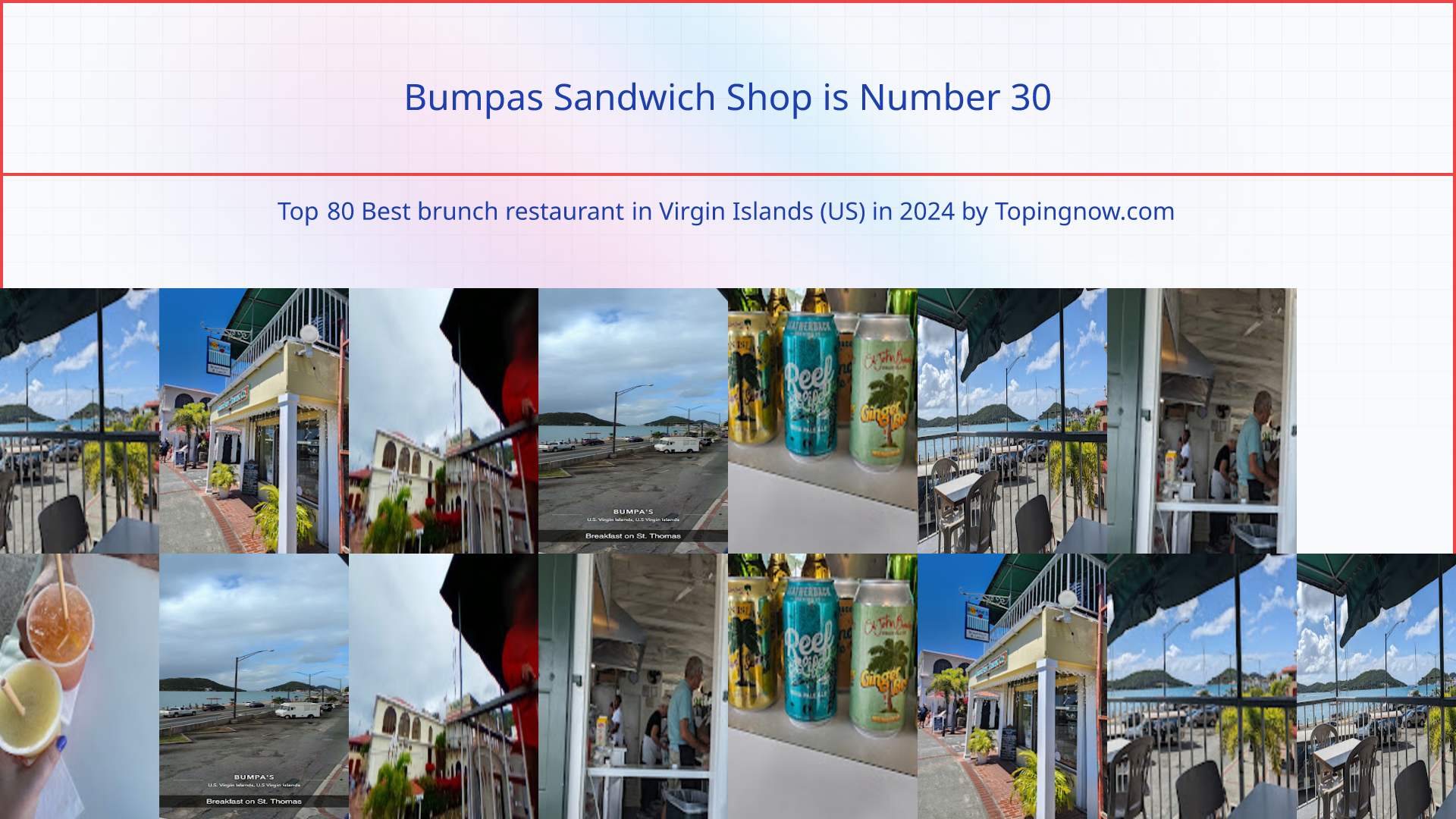 Bumpas Sandwich Shop: Top 80 Best brunch restaurant in Virgin Islands (US) in 2024