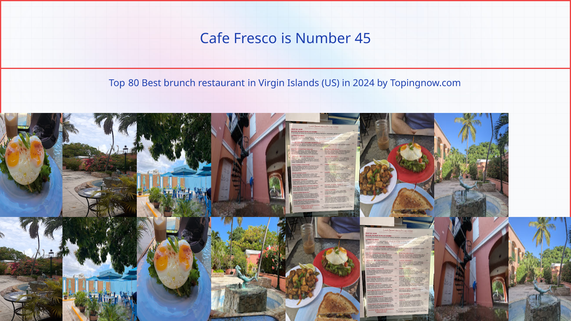 Cafe Fresco: Top 80 Best brunch restaurant in Virgin Islands (US) in 2024