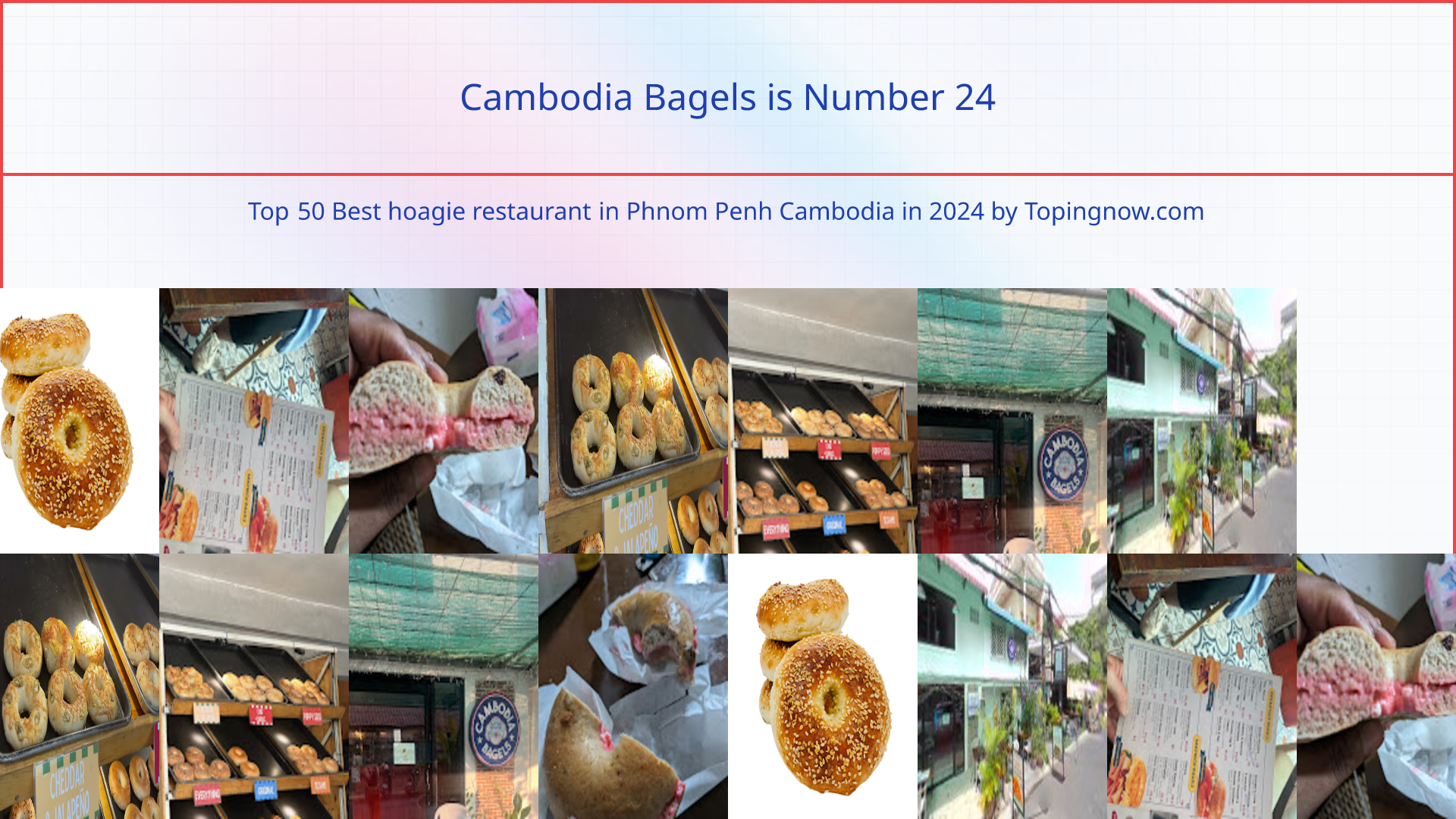 Cambodia Bagels: Top 50 Best hoagie restaurant in Phnom Penh Cambodia in 2025