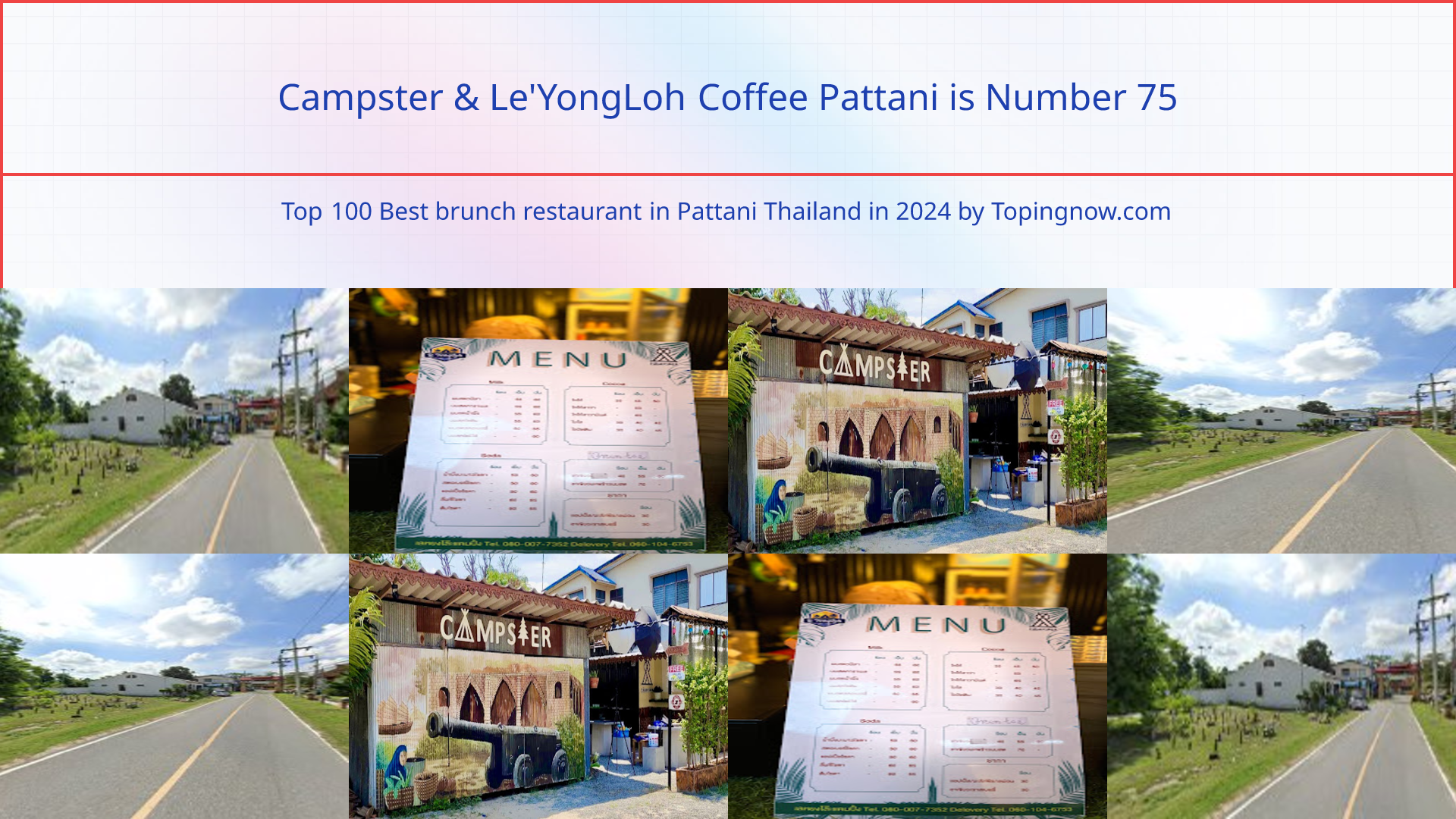Campster & Le'YongLoh Coffee Pattani: Top 100 Best brunch restaurant in Pattani Thailand in 2025