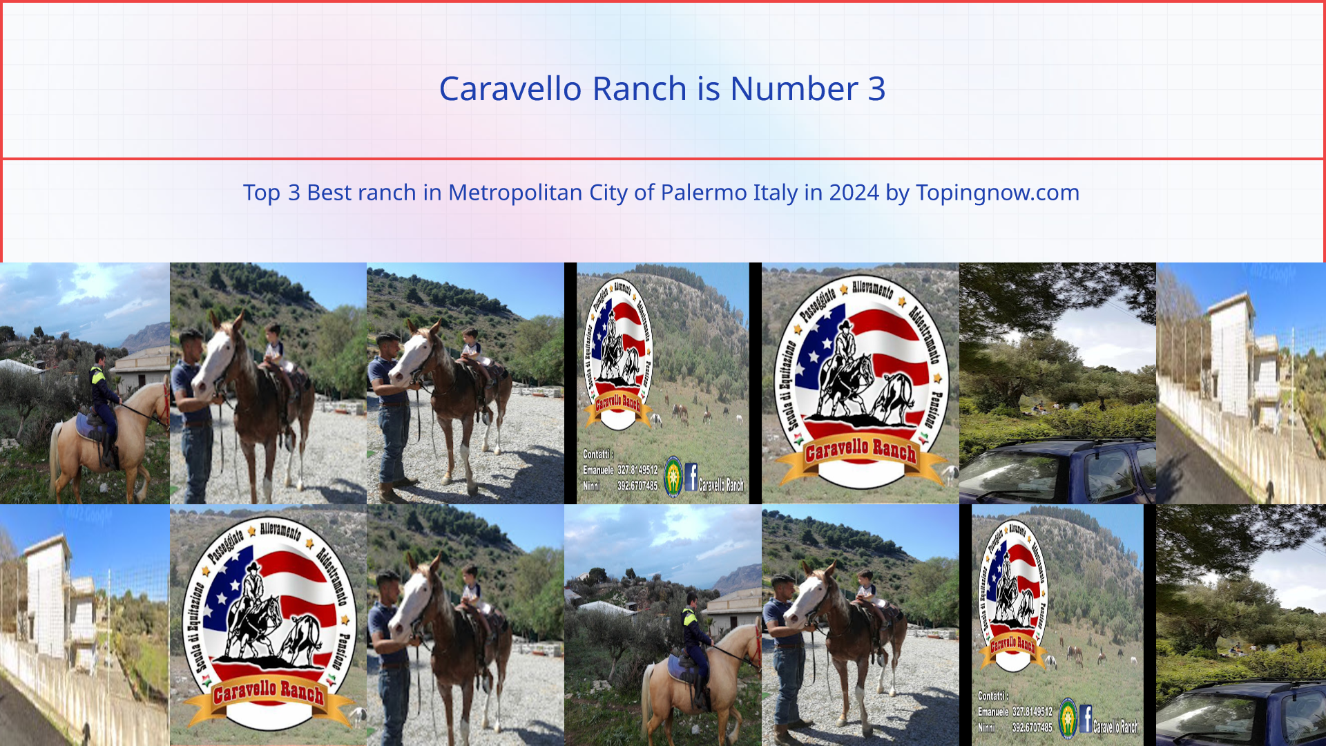 Caravello Ranch: Top 3 Best ranch in Metropolitan City of Palermo Italy in 2024