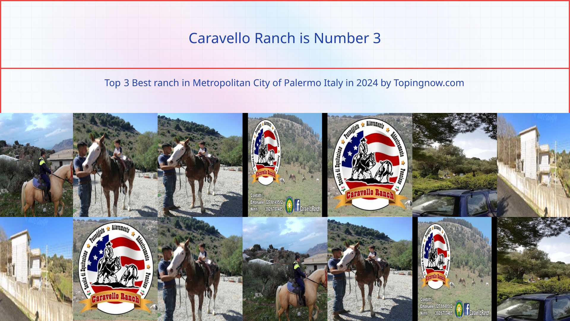 Caravello Ranch: Top 3 Best ranch in Metropolitan City of Palermo Italy in 2025