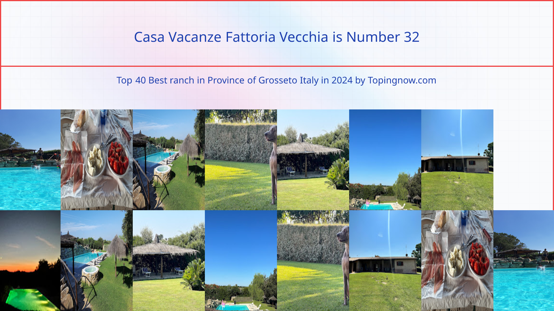 Casa Vacanze Fattoria Vecchia: Top 40 Best ranch in Province of Grosseto Italy in 2024