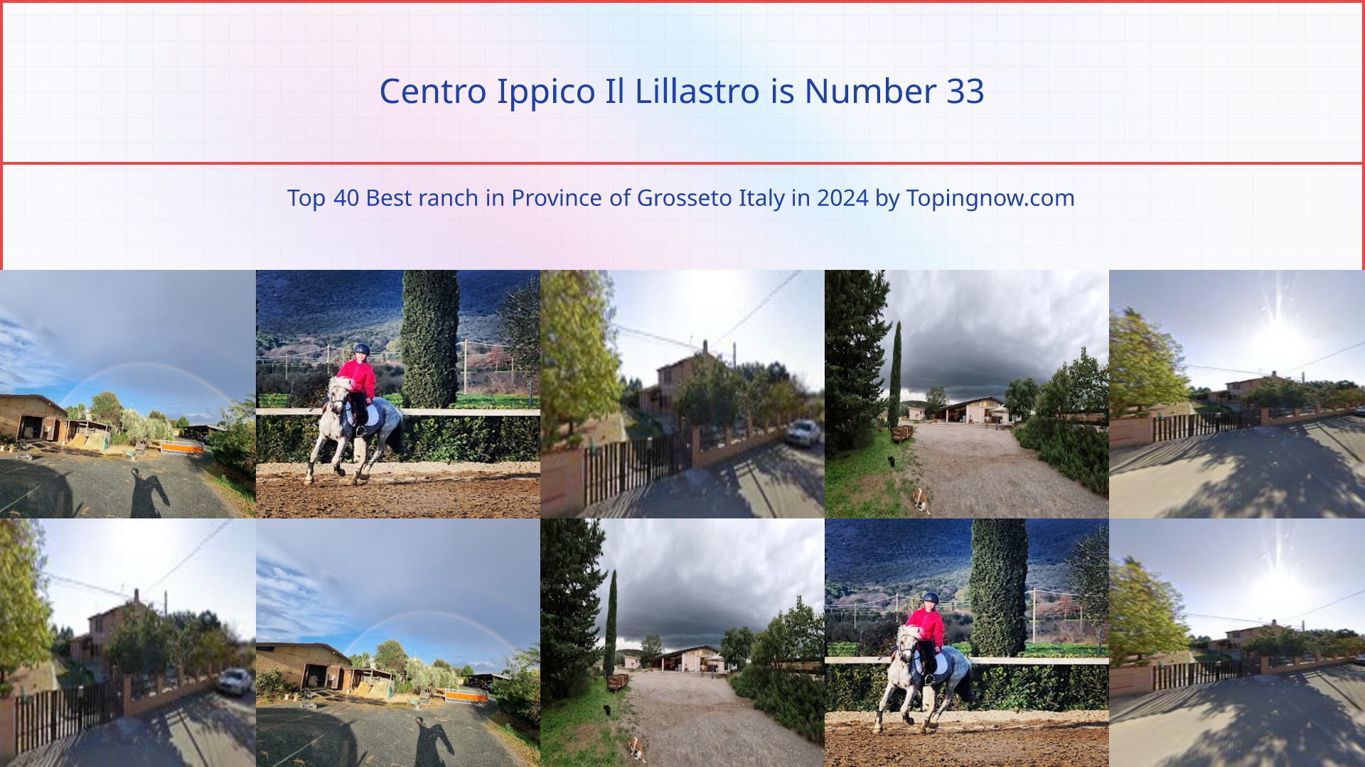 Centro Ippico Il Lillastro: Top 40 Best ranch in Province of Grosseto Italy in 2025