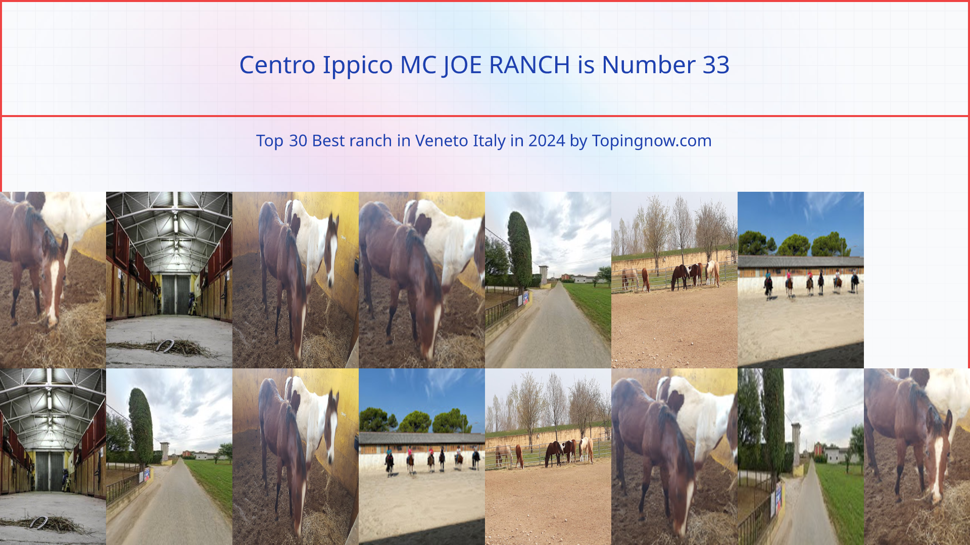 Centro Ippico MC JOE RANCH: Top 30 Best ranch in Veneto Italy in 2025
