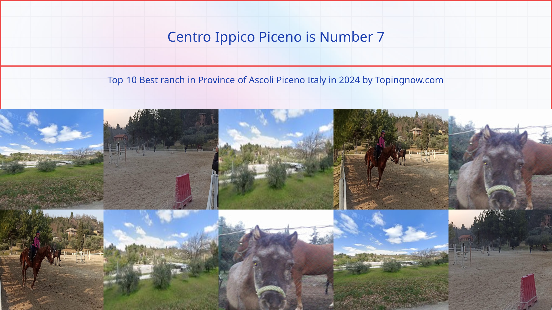 Centro Ippico Piceno: Top 10 Best ranch in Province of Ascoli Piceno Italy in 2025