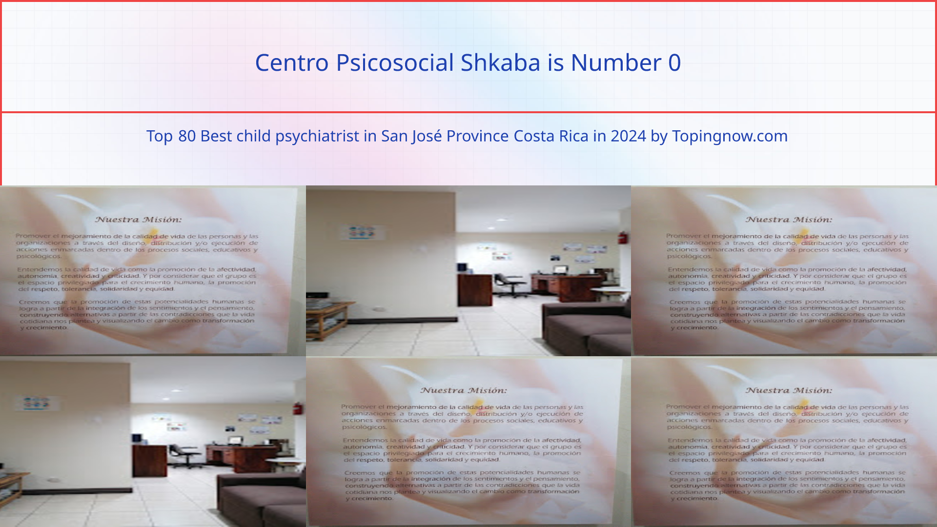 Centro Psicosocial Shkaba: Top 80 Best child psychiatrist in San José Province Costa Rica in 2025