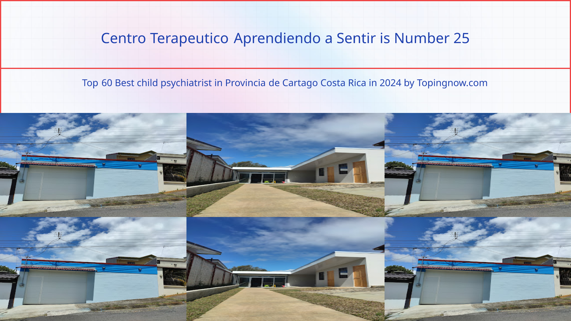 Centro Terapeutico Aprendiendo a Sentir: Top 60 Best child psychiatrist in Provincia de Cartago Costa Rica in 2024