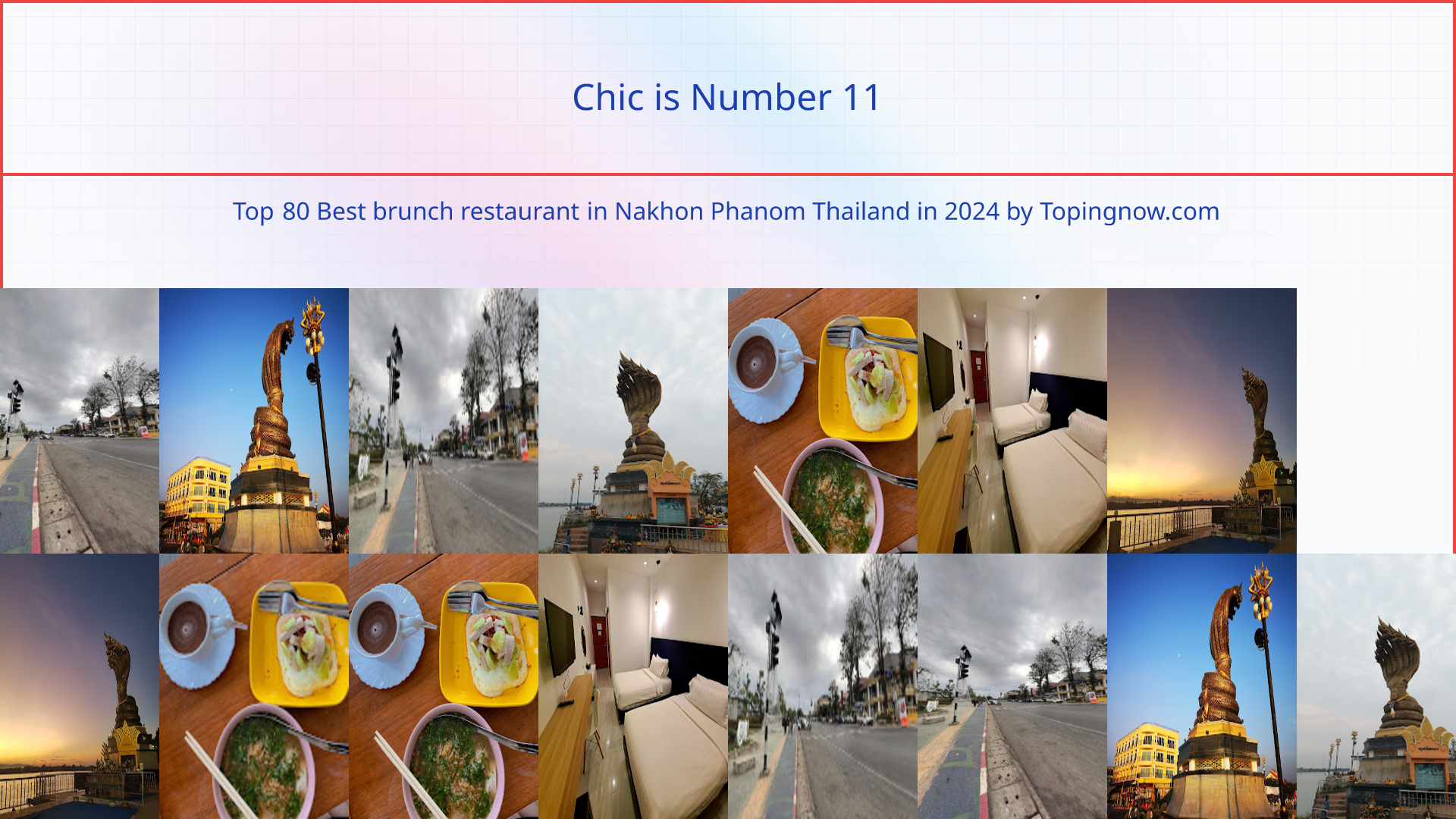 Chic: Top 80 Best brunch restaurant in Nakhon Phanom Thailand in 2024