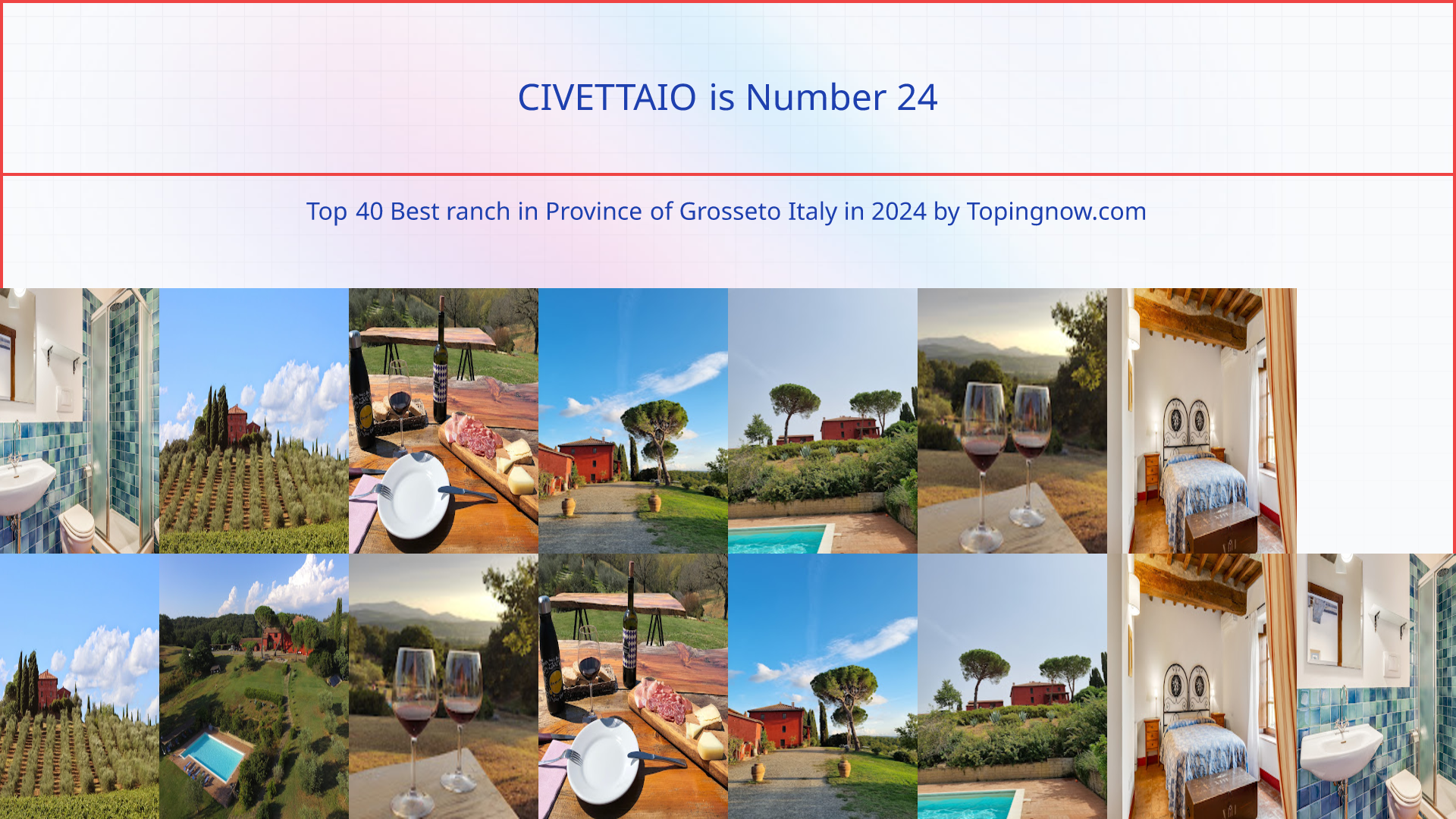 CIVETTAIO: Top 40 Best ranch in Province of Grosseto Italy in 2024