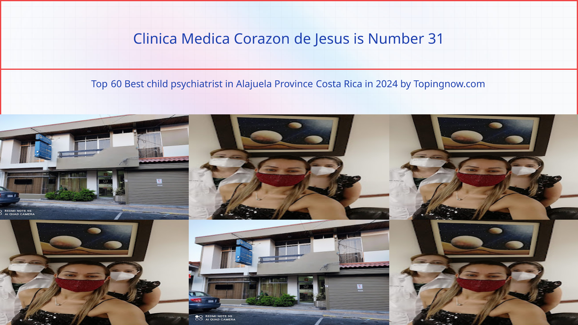 Clinica Medica Corazon de Jesus: Top 60 Best child psychiatrist in Alajuela Province Costa Rica in 2025