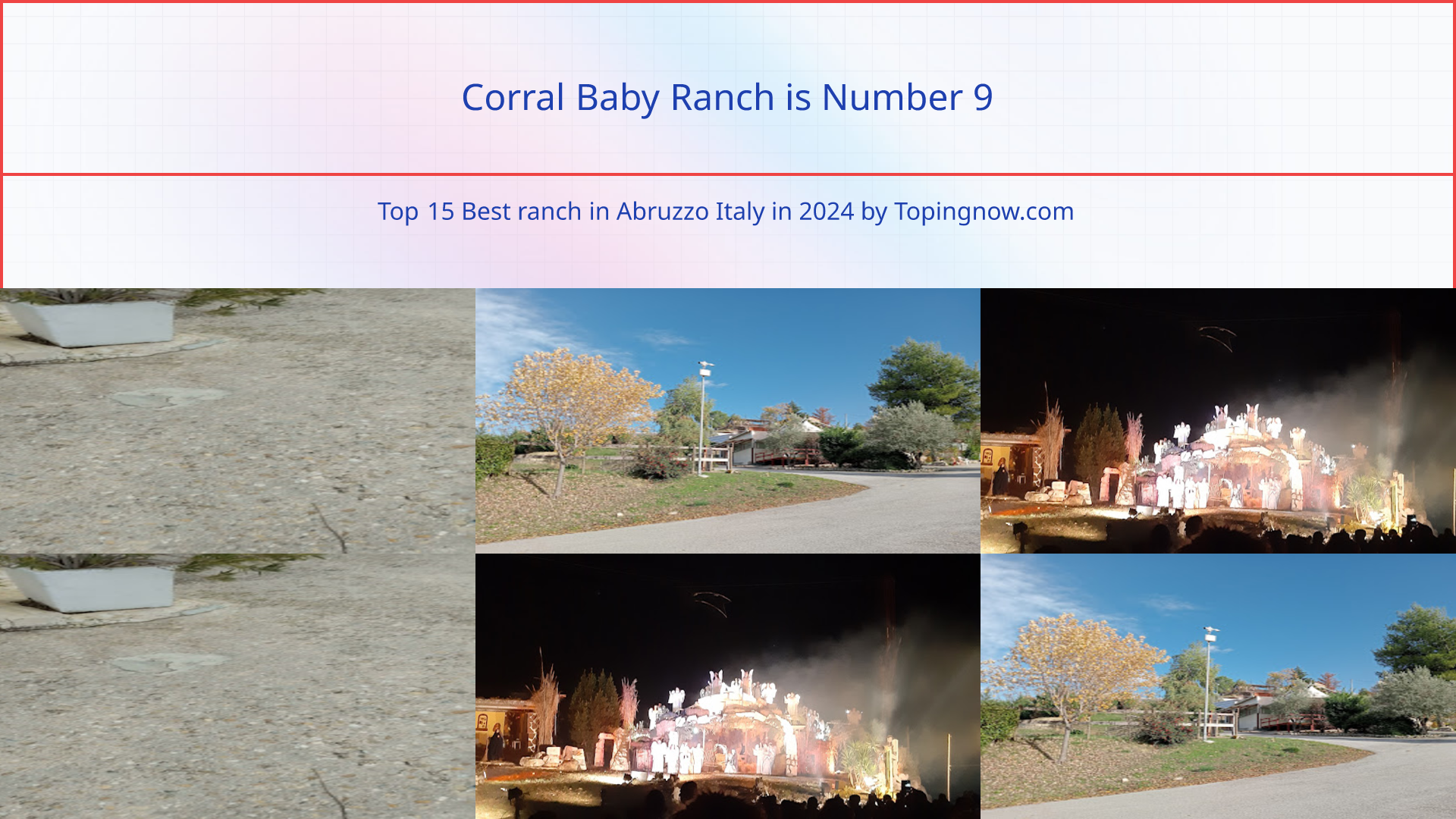 Corral Baby Ranch: Top 15 Best ranch in Abruzzo Italy in 2024