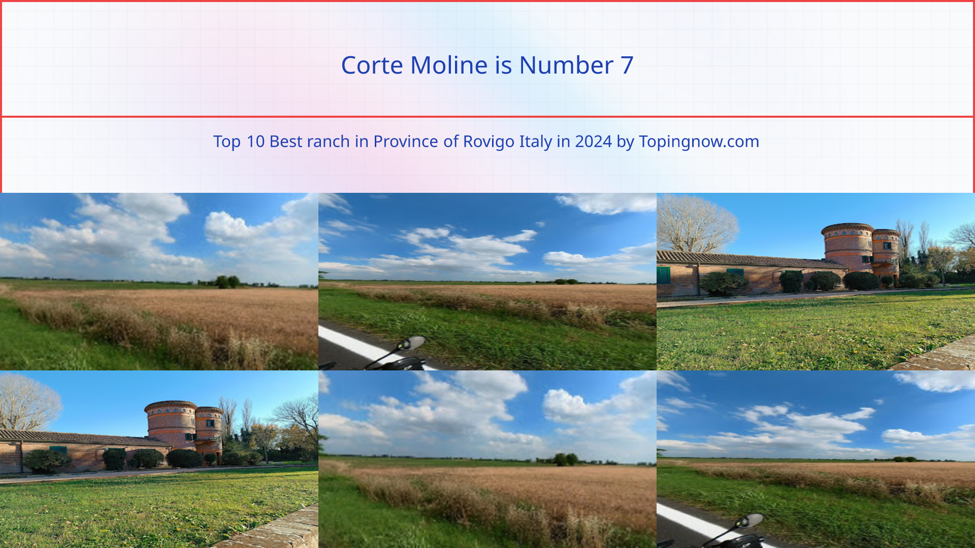 Corte Moline: Top 10 Best ranch in Province of Rovigo Italy in 2024